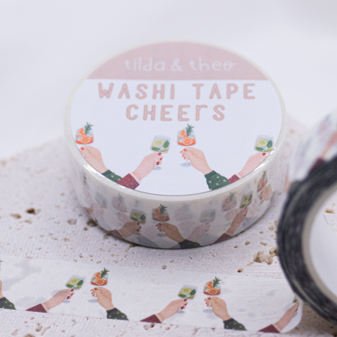 Washi Tape - Cocktails