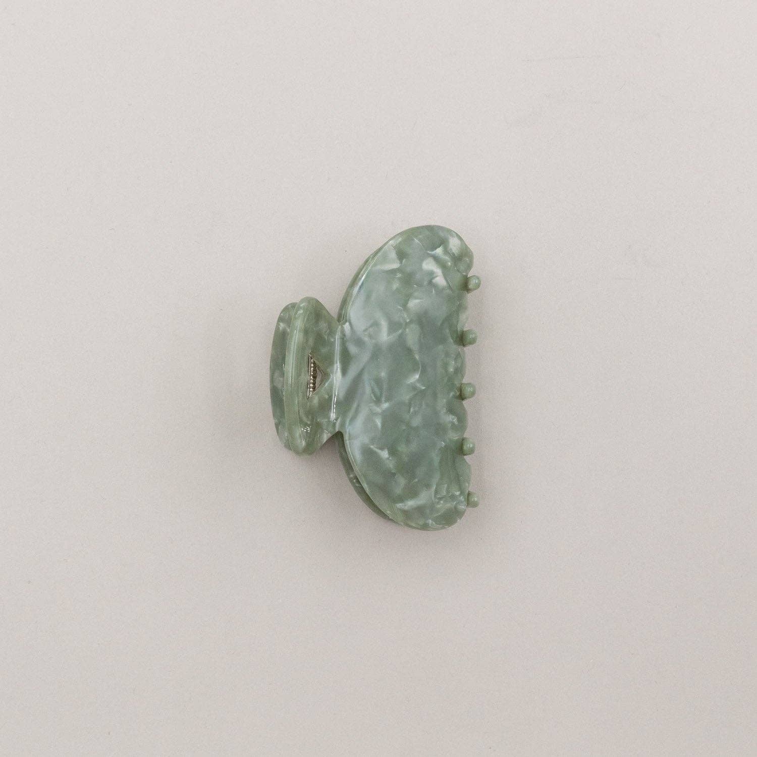 Haarspange groß Herz Jade