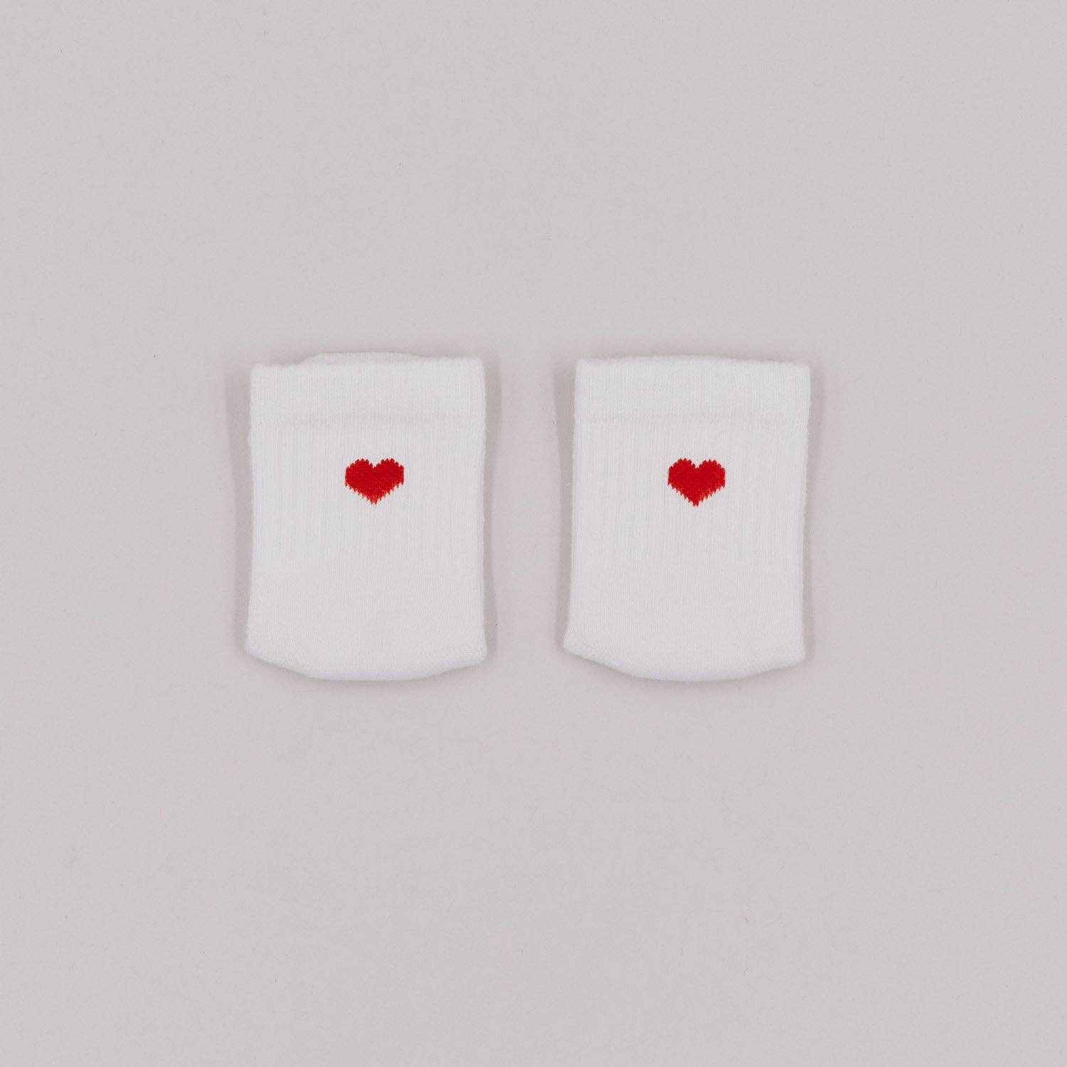 Babysocken 3 Monate, Herz rot