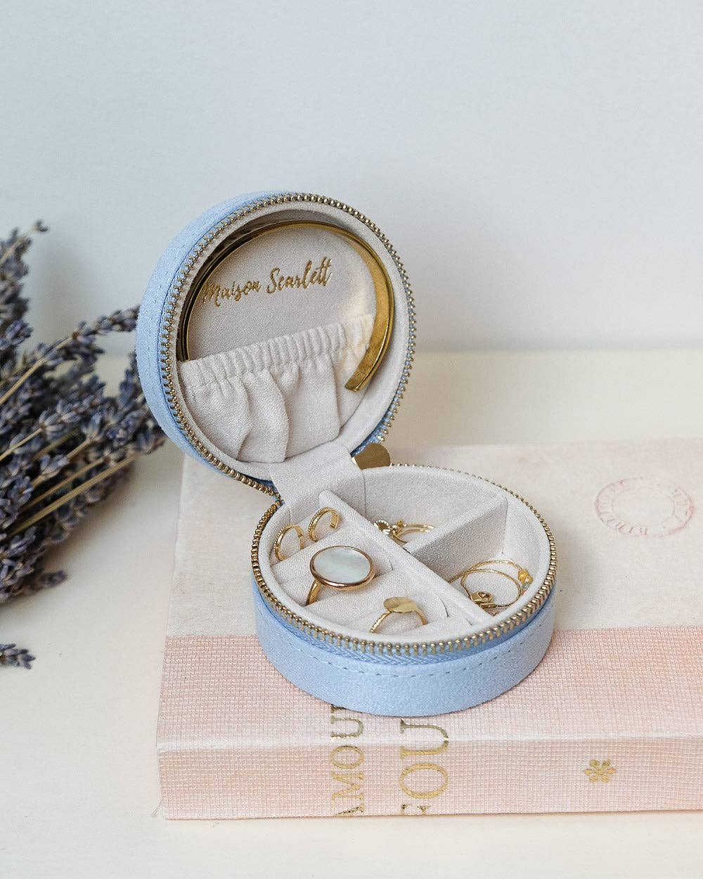 Schmuckkästchen rund, verschiedene Farben