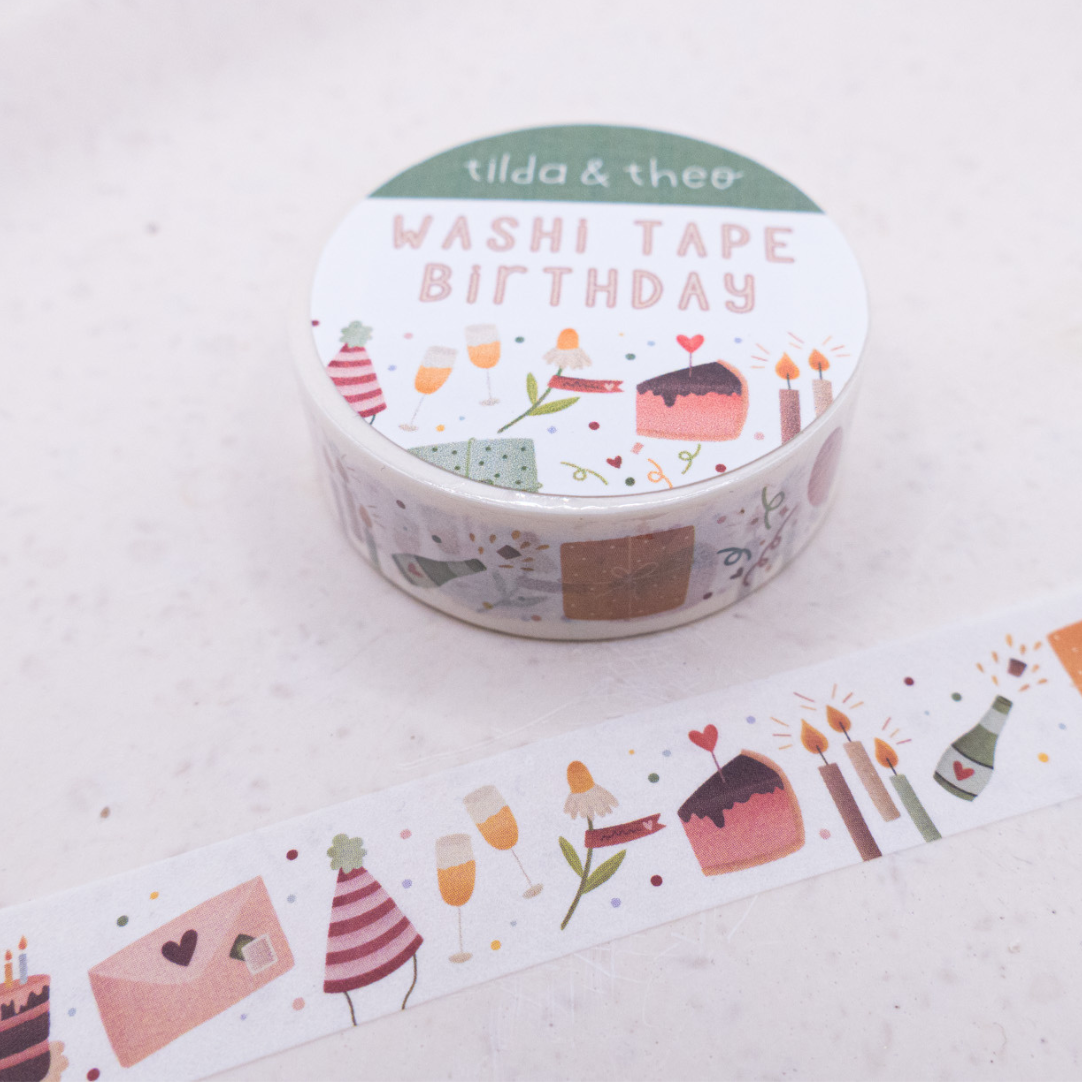 Washi Tape Geburtstag