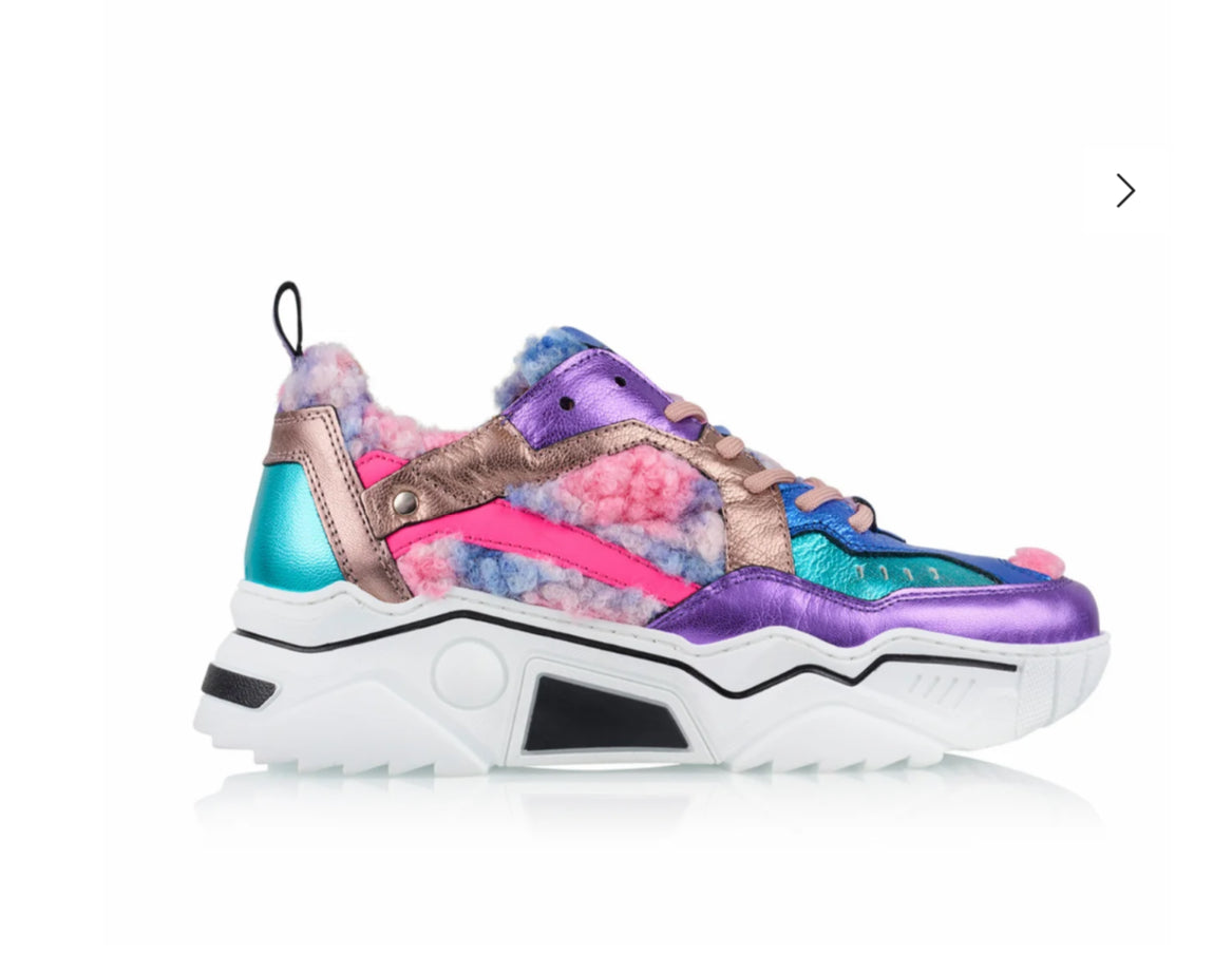 DWRS Sneaker, lila/aqua