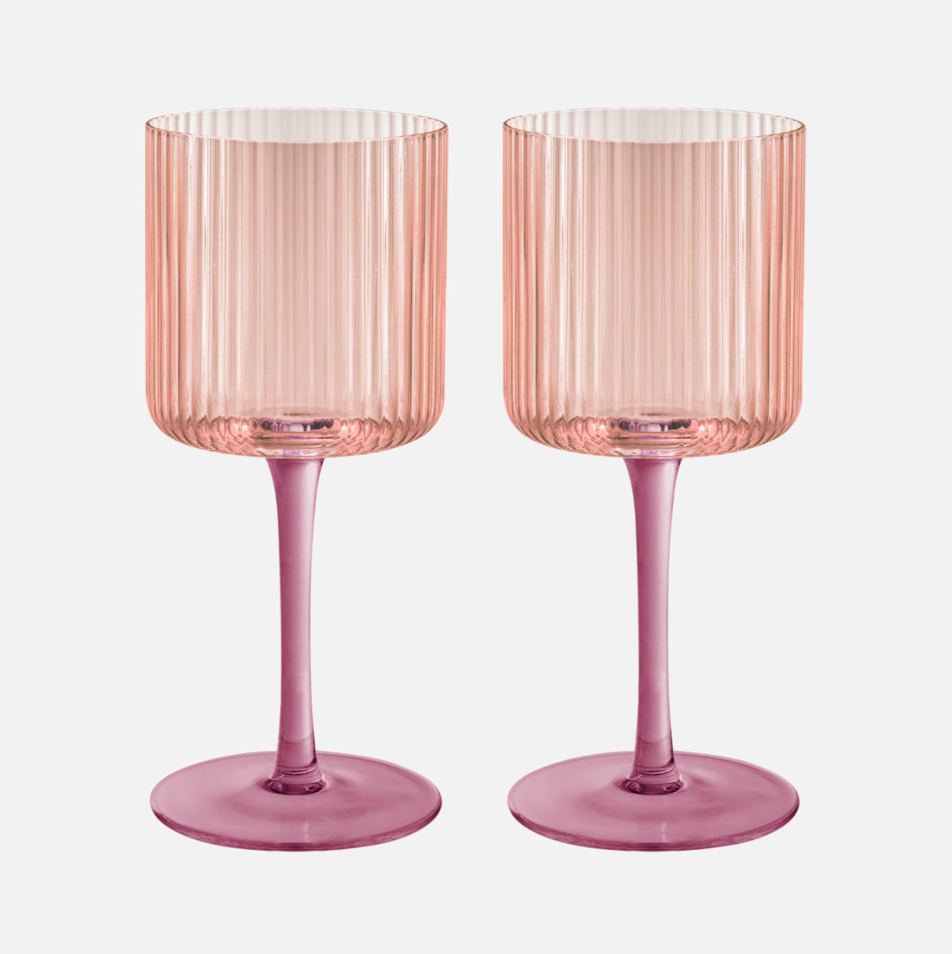 Weingläser, verschiedene Farben