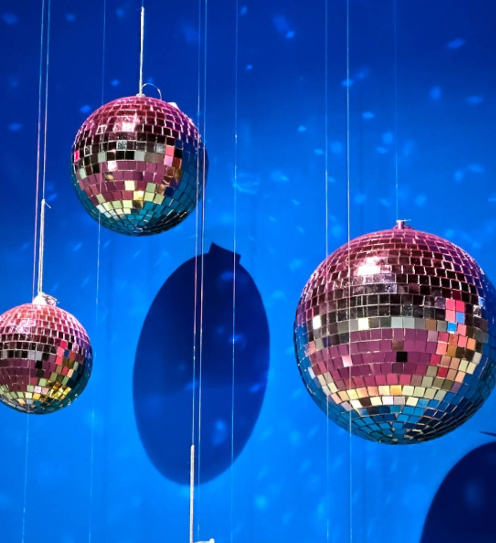 Discokugel groß 20 cm, verschiedene Farben