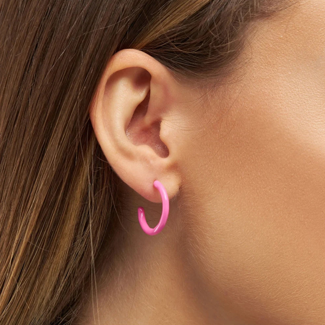 Creolen, Color Hoops Medium Paar