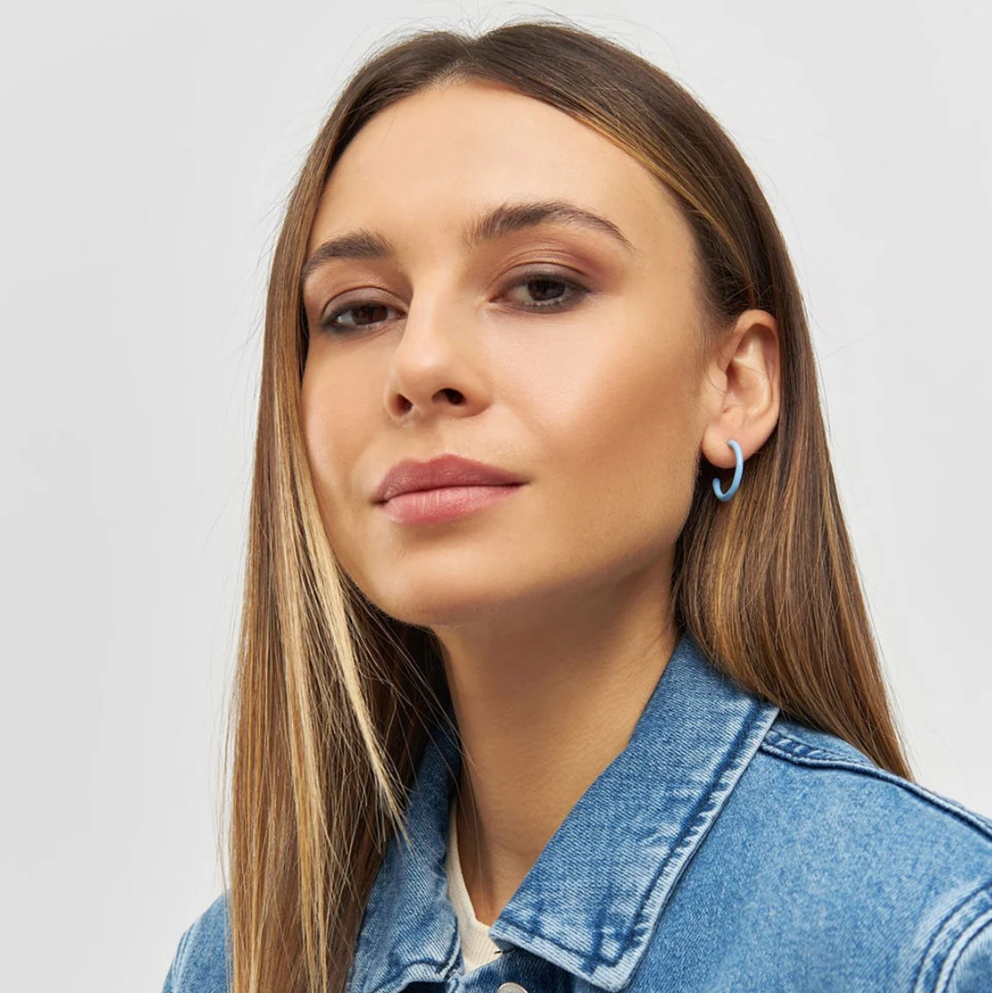 Creolen, Color Hoops Medium Paar