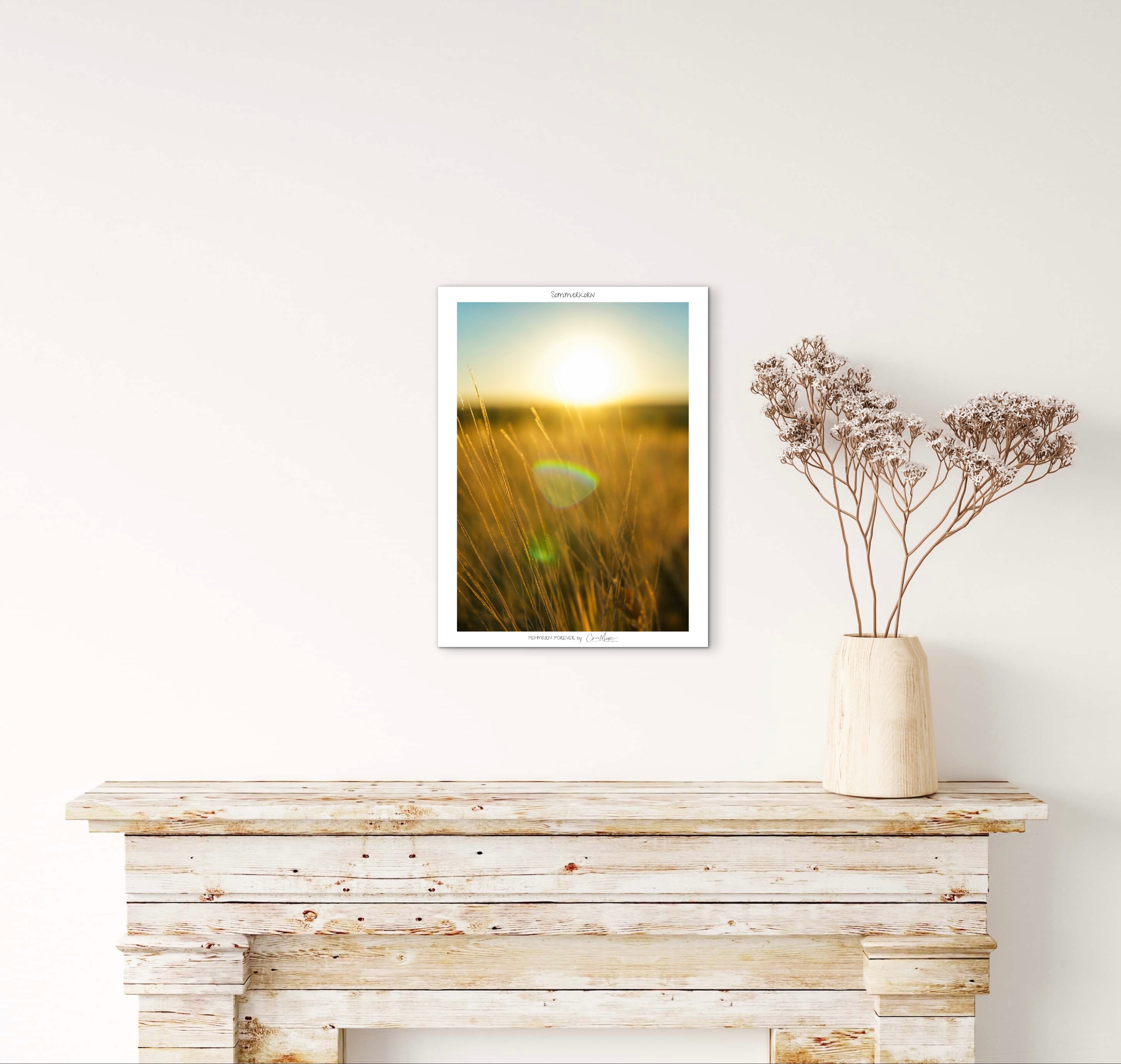 Poster Sommerkorn, 30 x 40 cm, Hochformat