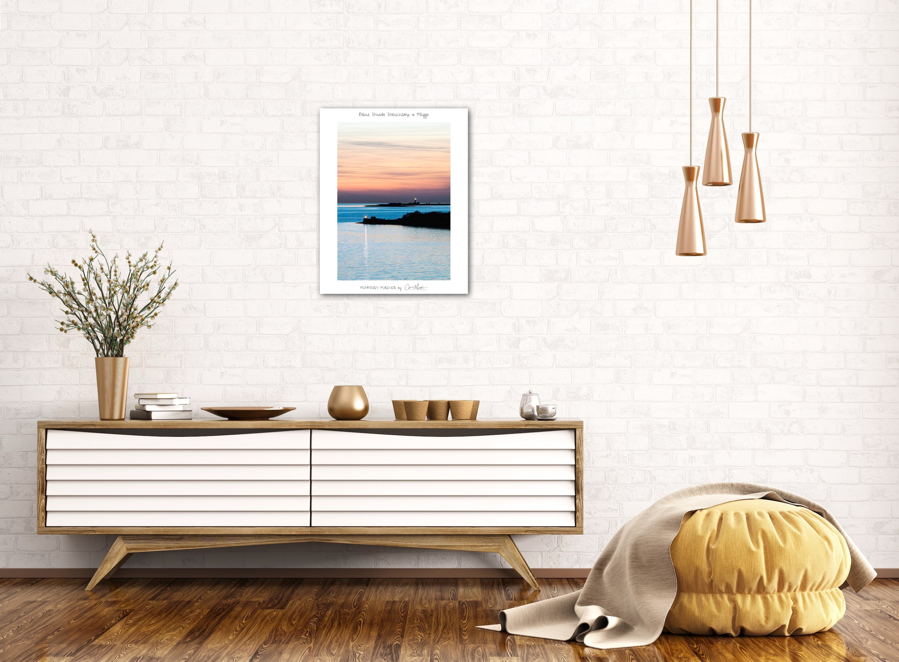 Blaue Stunde Stuckkamp & Flügge, verschiedene Grössen Hochformat