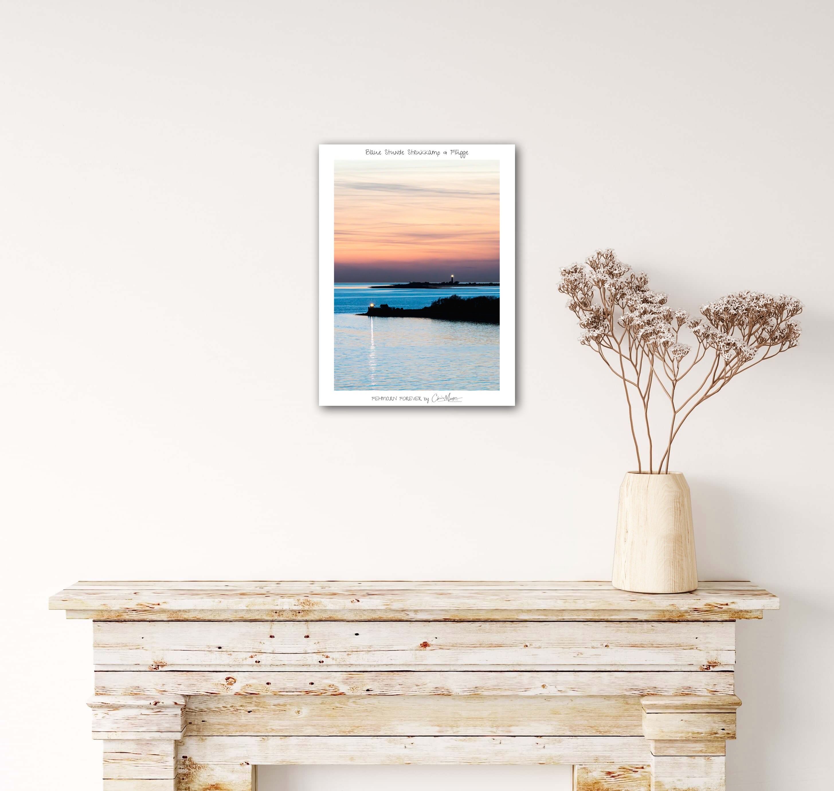 Blaue Stunde Stuckkamp & Flügge, verschiedene Grössen Hochformat