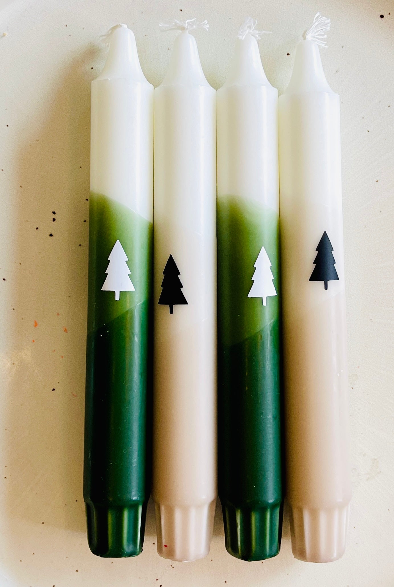 Winterkerzen, verschiedene Farben, Stückpreis