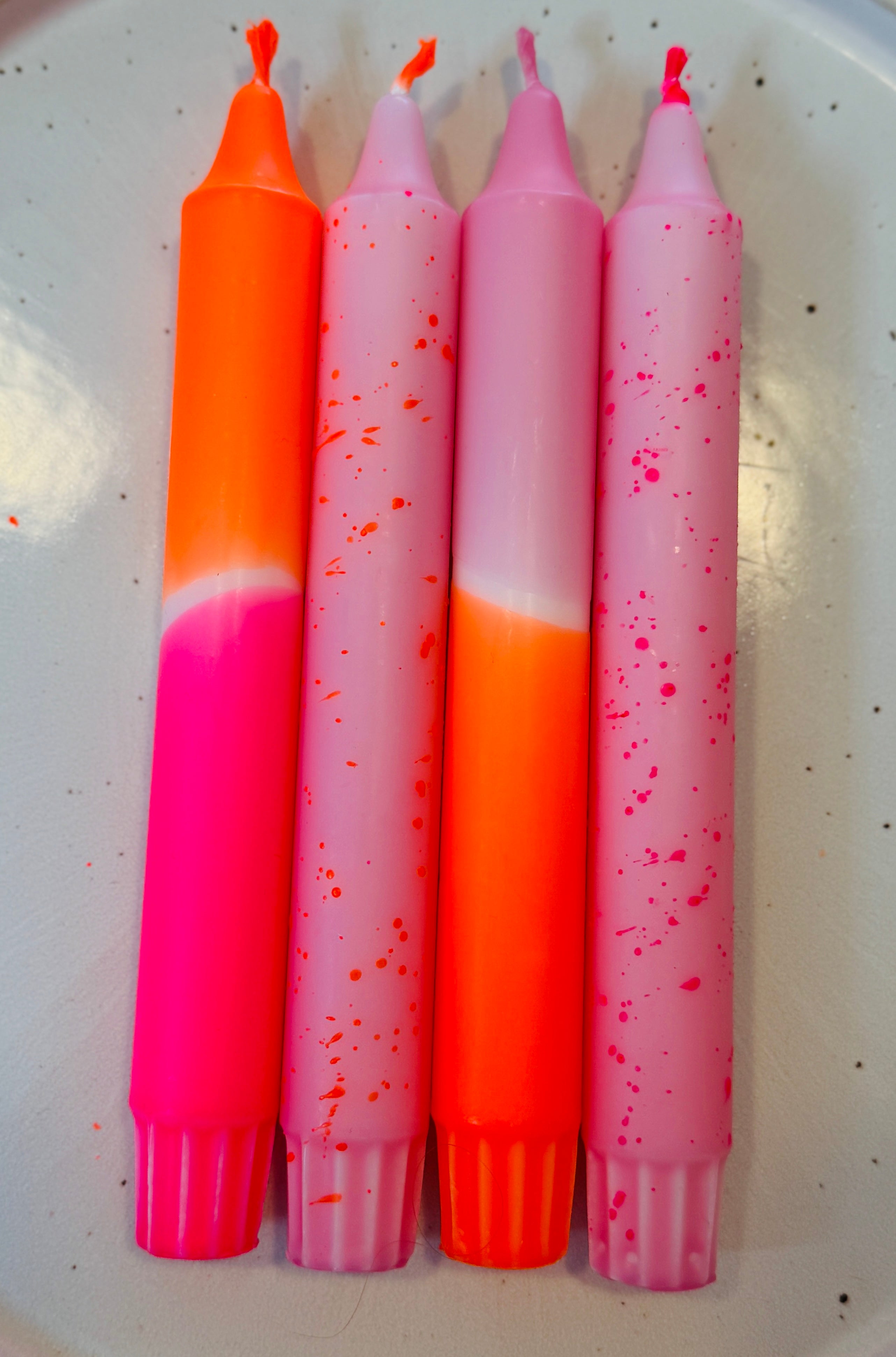 DipDye Frühlingskerzen, handgemacht