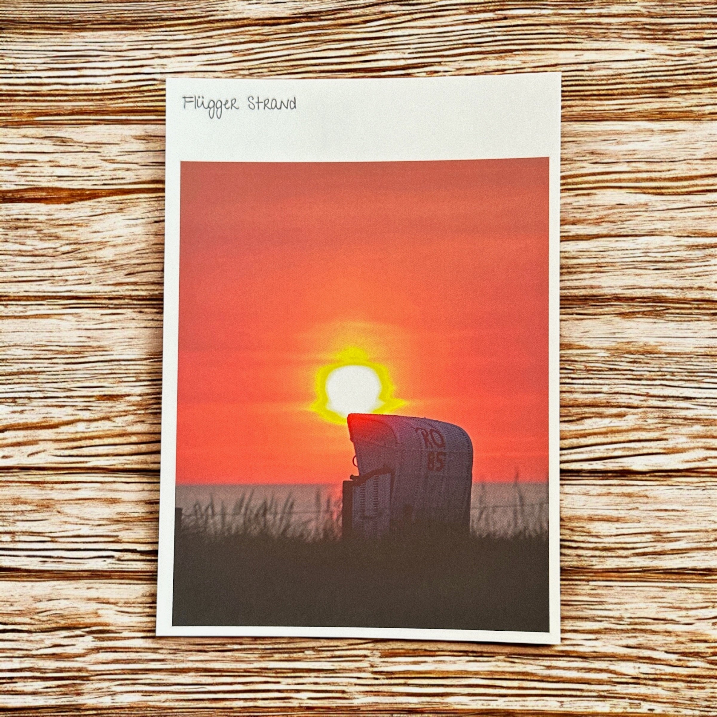 Postkarte "Flügger Strand"