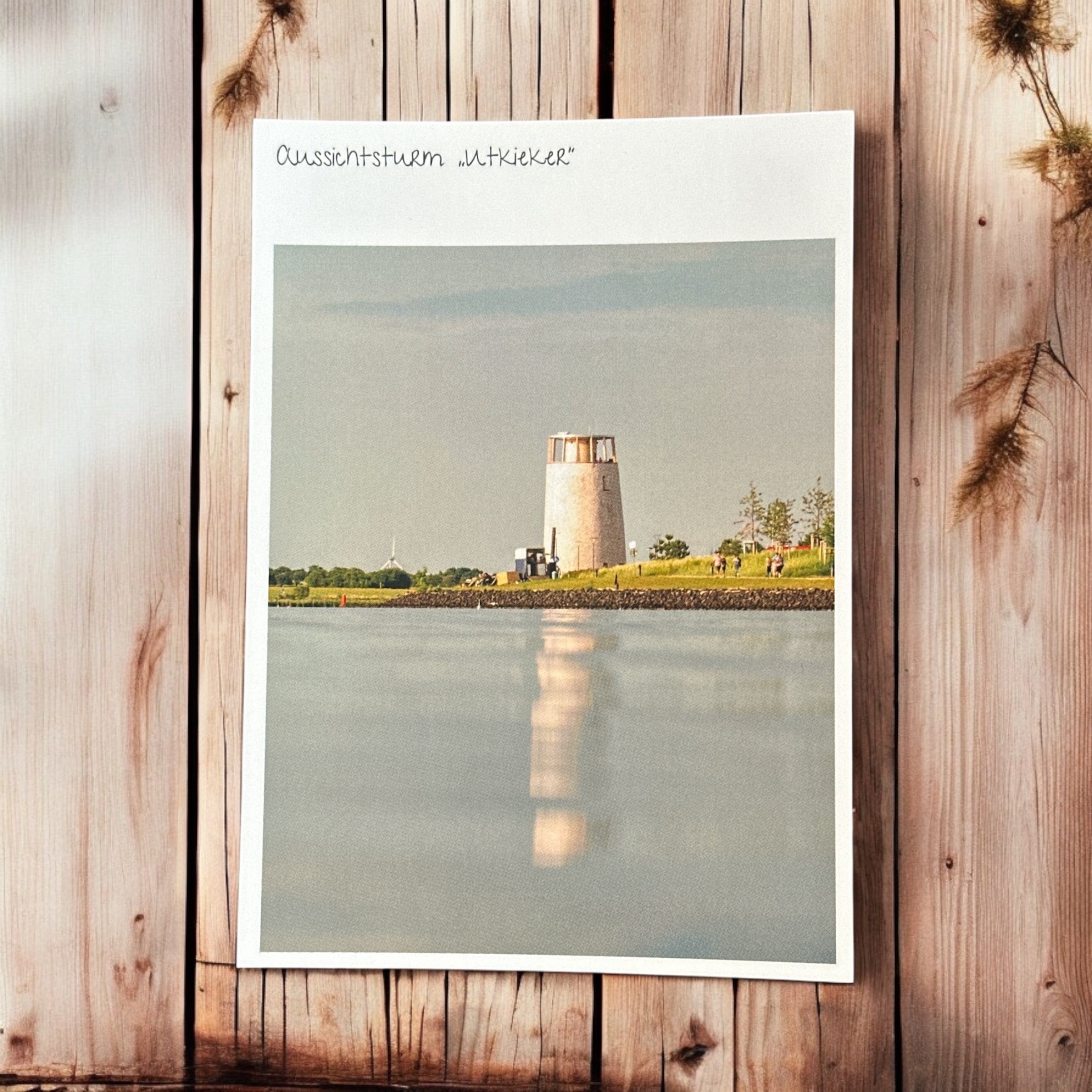 Postkarte "Aussichtsturm - Utkieker", Yachthafen