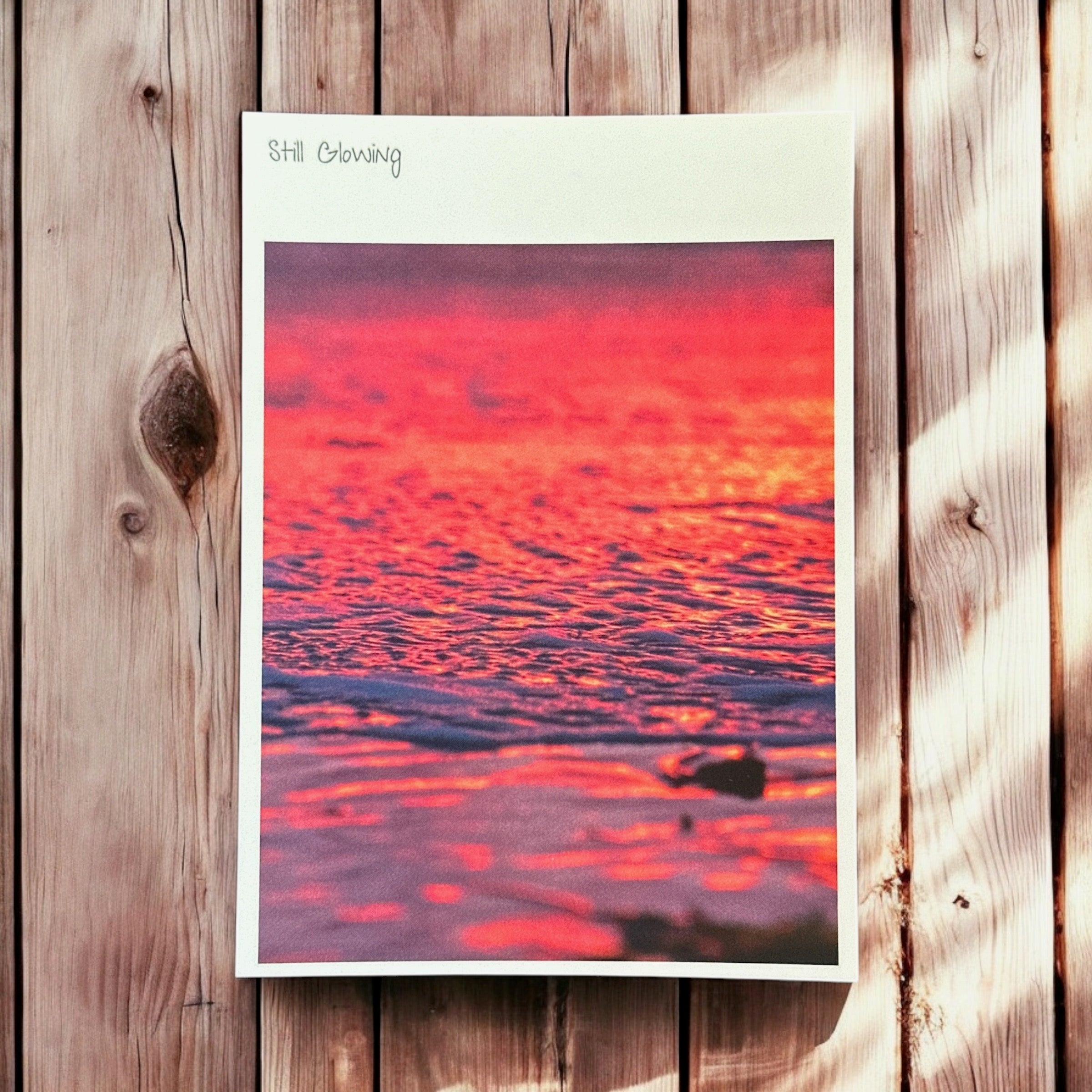 Postkarte "Still Glowing"