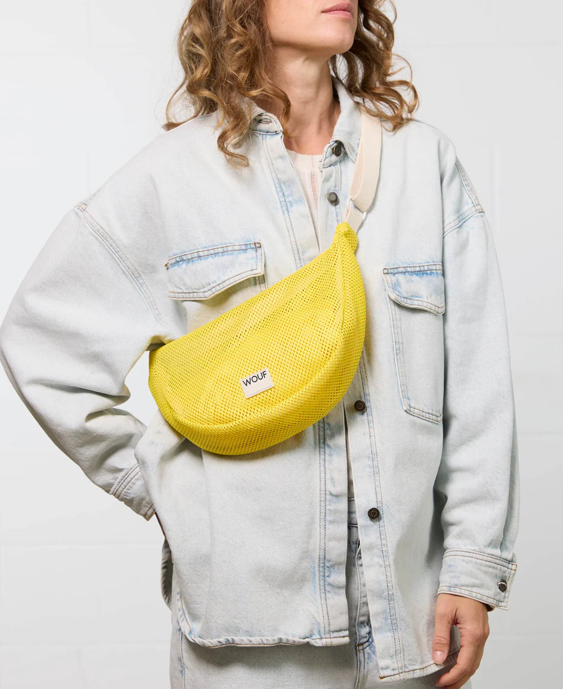 Crossbody bag, verschiedene Grössen, gelb
