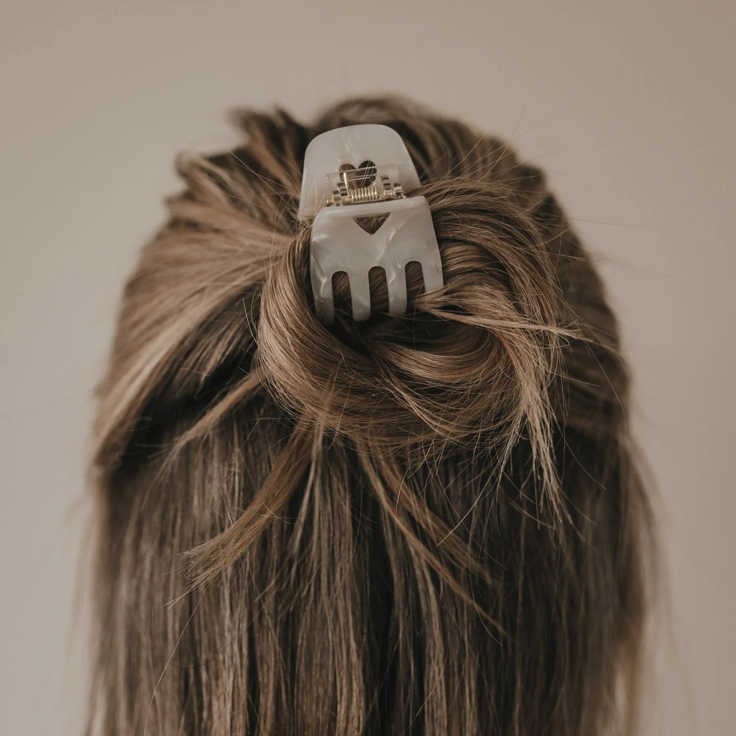 Haarclip klein, perlmut