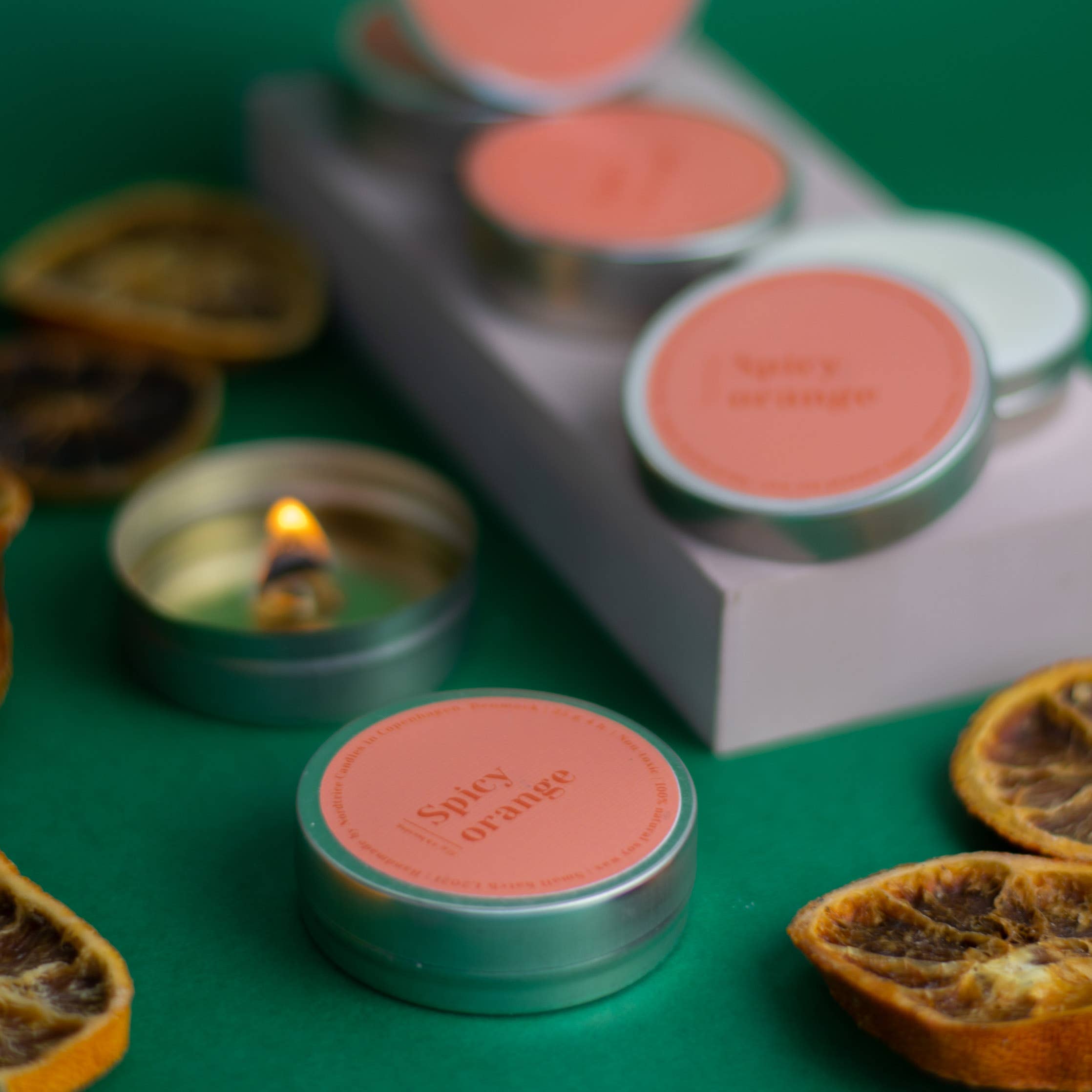 Mini-Duftkerzen, Spicy Orange