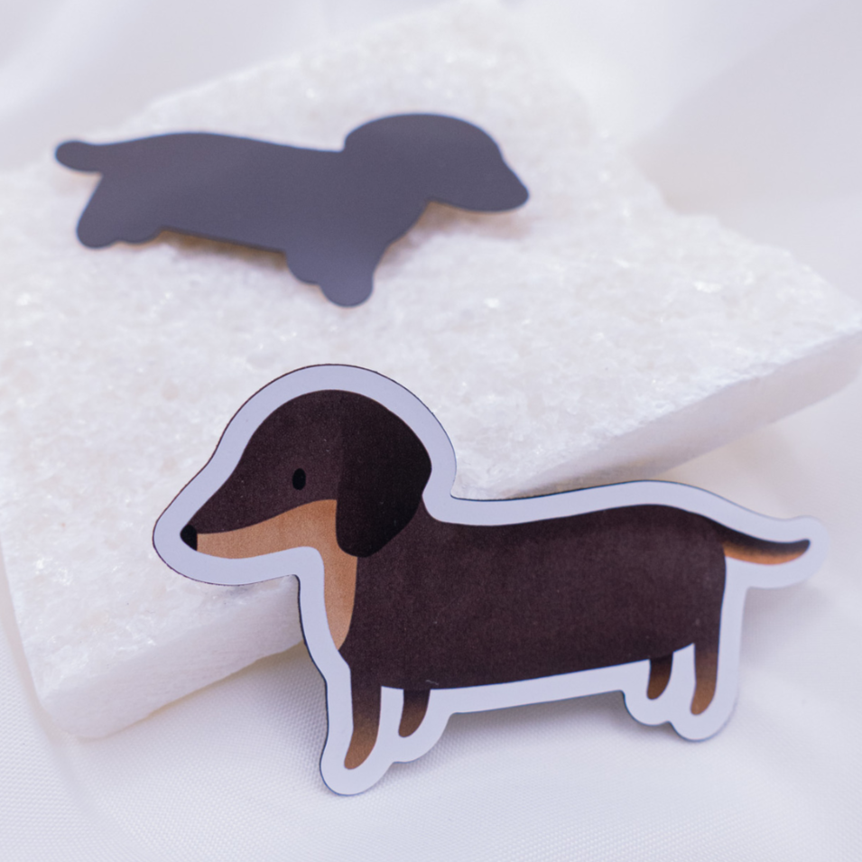 Magnet Dackel Hund Kühlschrankmagnet Hunderasse - Geschenk