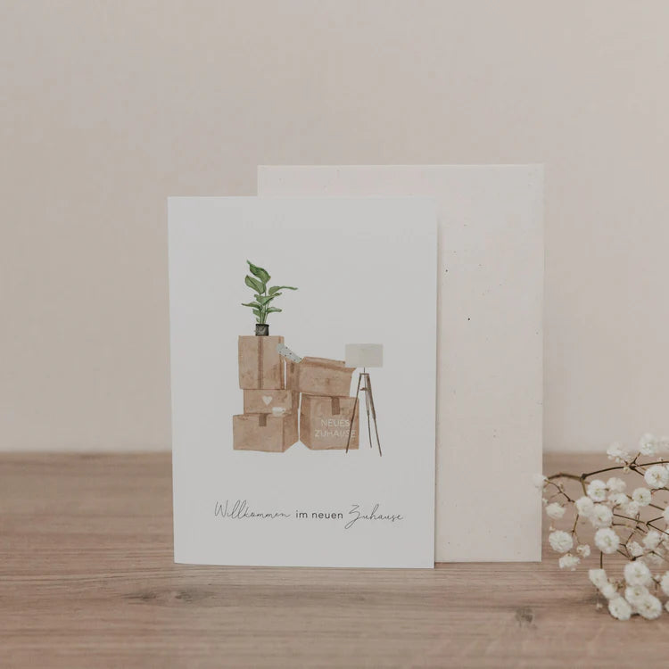 Karten zum Klappen mit Umschlag, verschiedene Motive