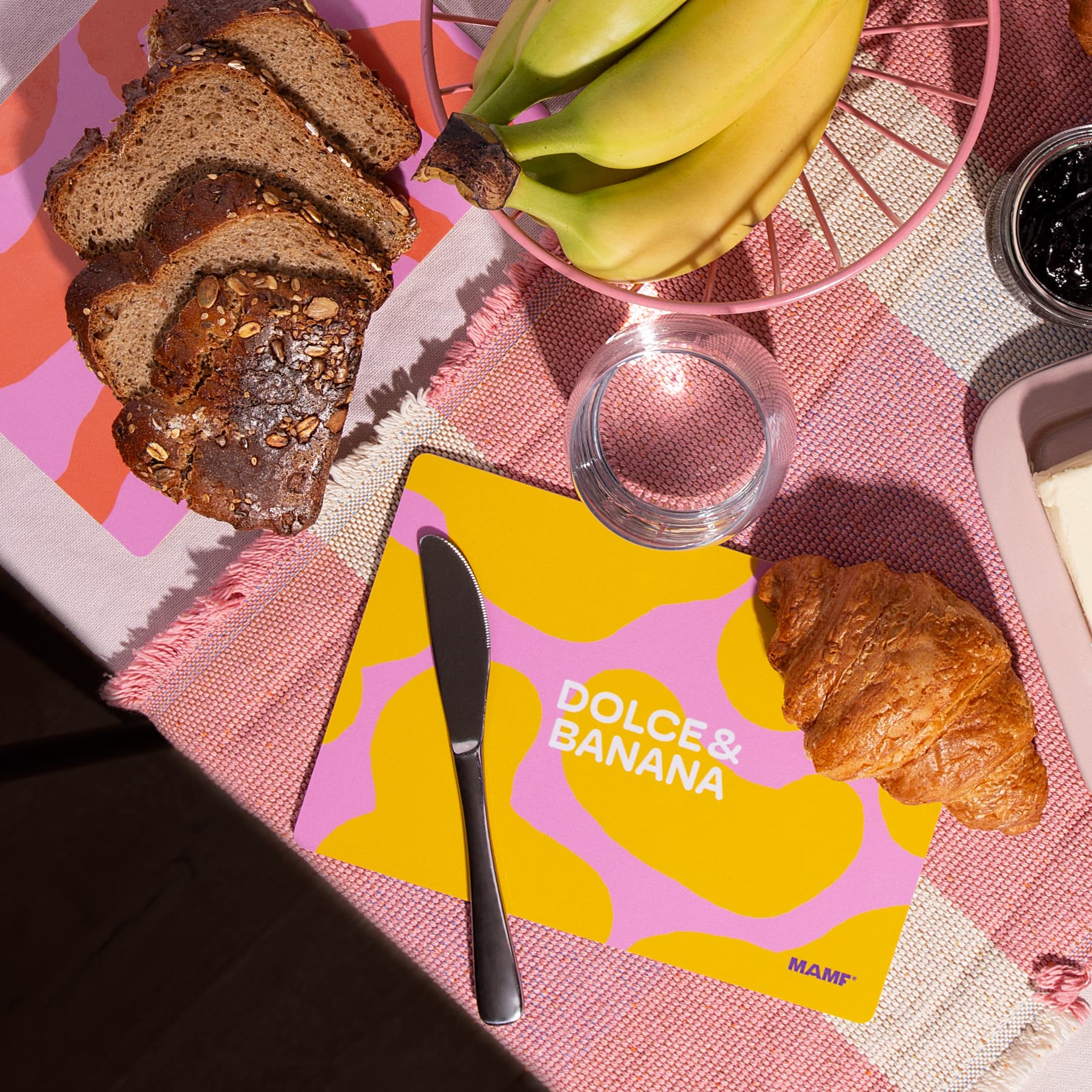 Frühstücksbrettchen, verschiedene Muster