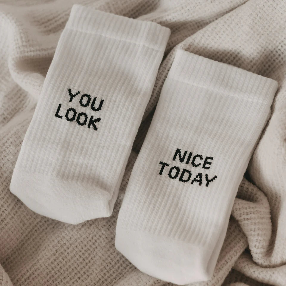 Socken mit Spruch / Motiv, verschieden