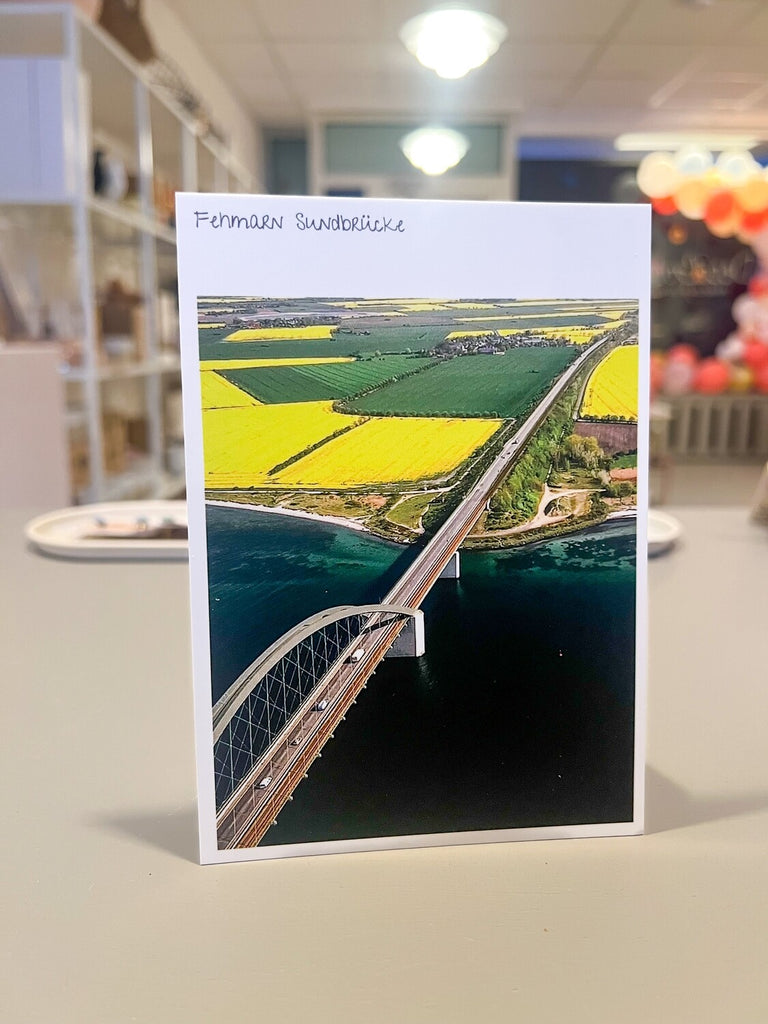 Postkarte "Fehmarn Sundbrücke"