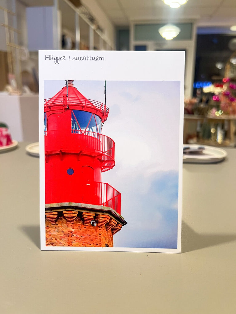 Postkarte "Flügger Leuchtturm"