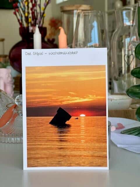 Postkarte "Der Stöpsel", Westermarkelsdorf