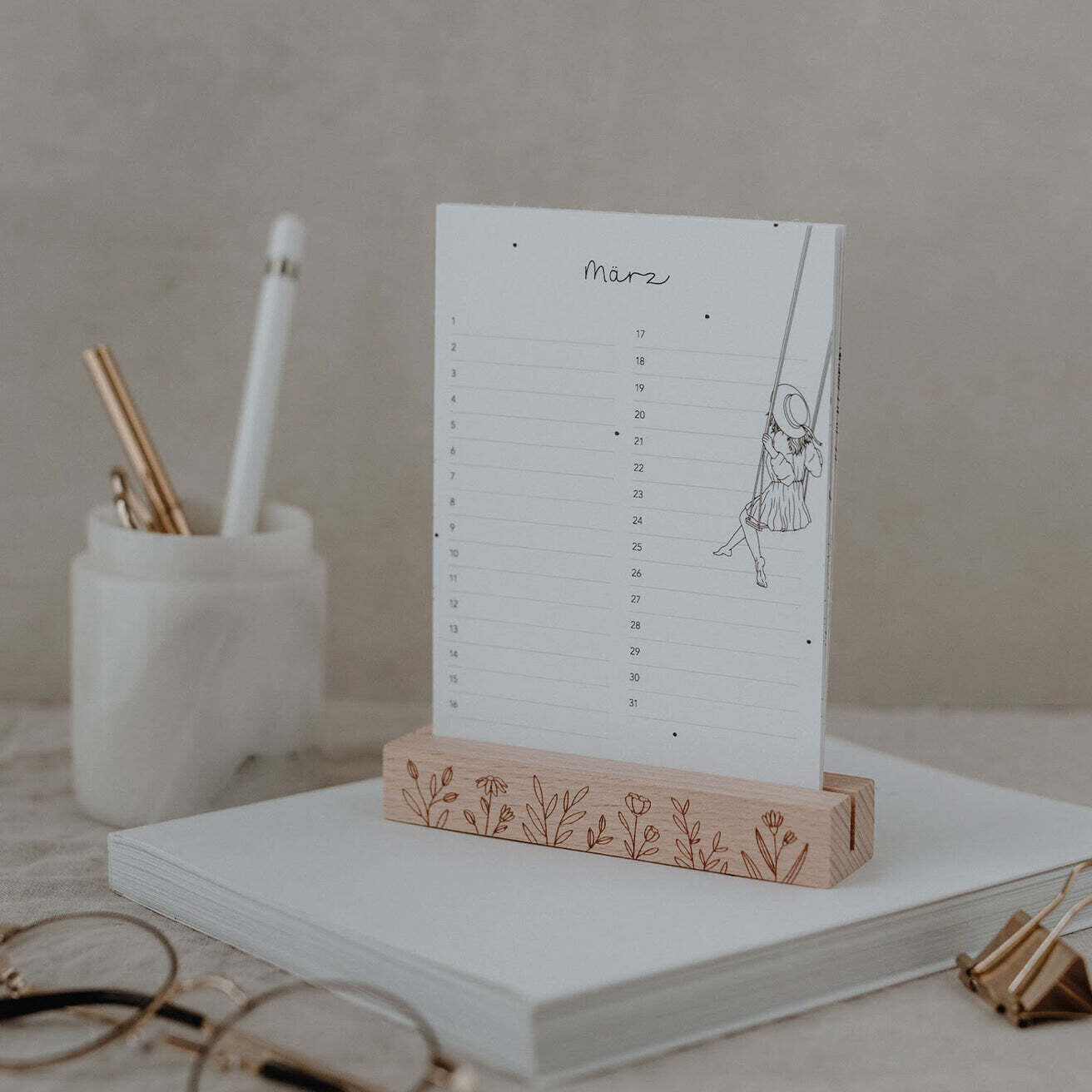 Eulenschnitt, Tischkalender