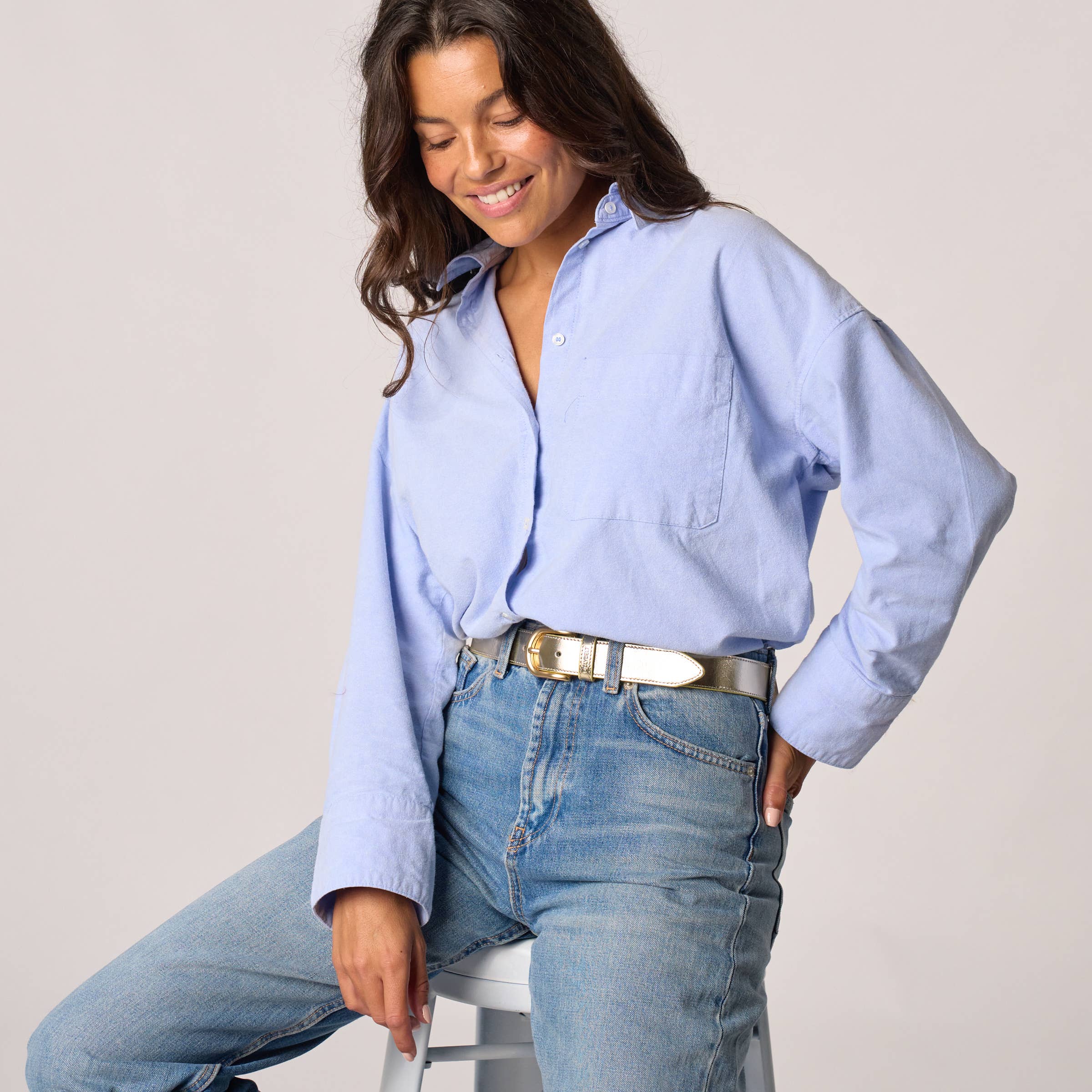 Ledergürtel / Gold, verschiedene Grössen