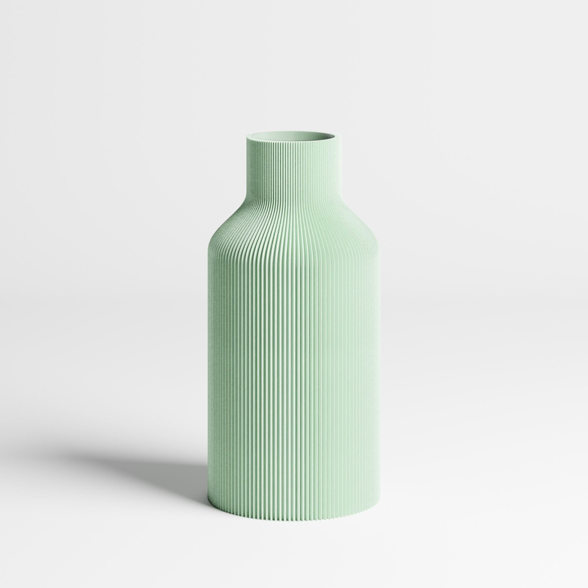 3d Vase - FLASCHE, Grösse M,verschiedene Farben