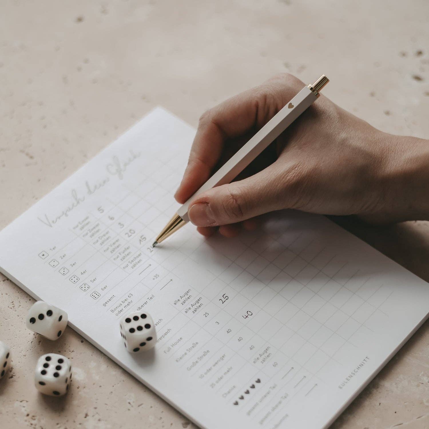 Kugelschreiber Creme