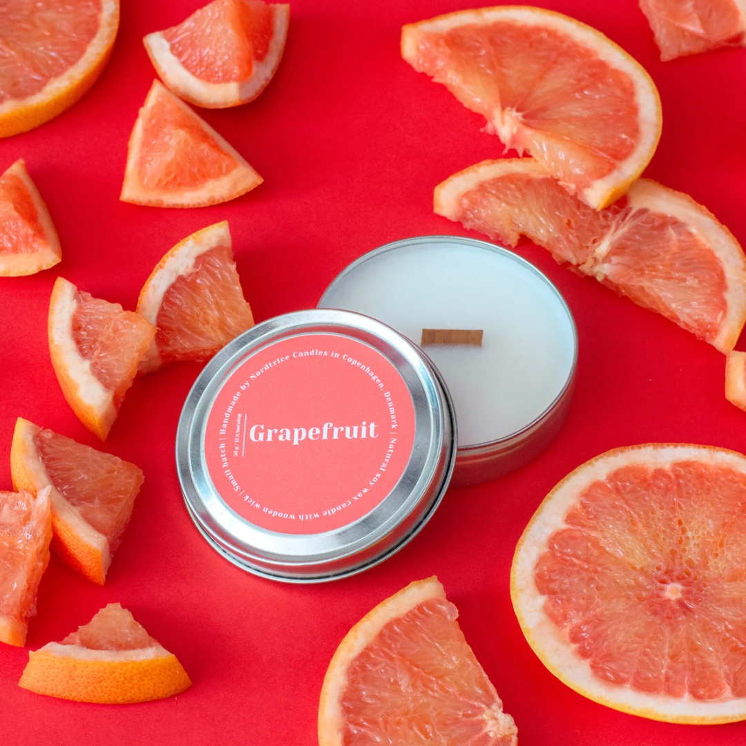 Duftkerze aus Sojawachs M, Grapefruit 50 g