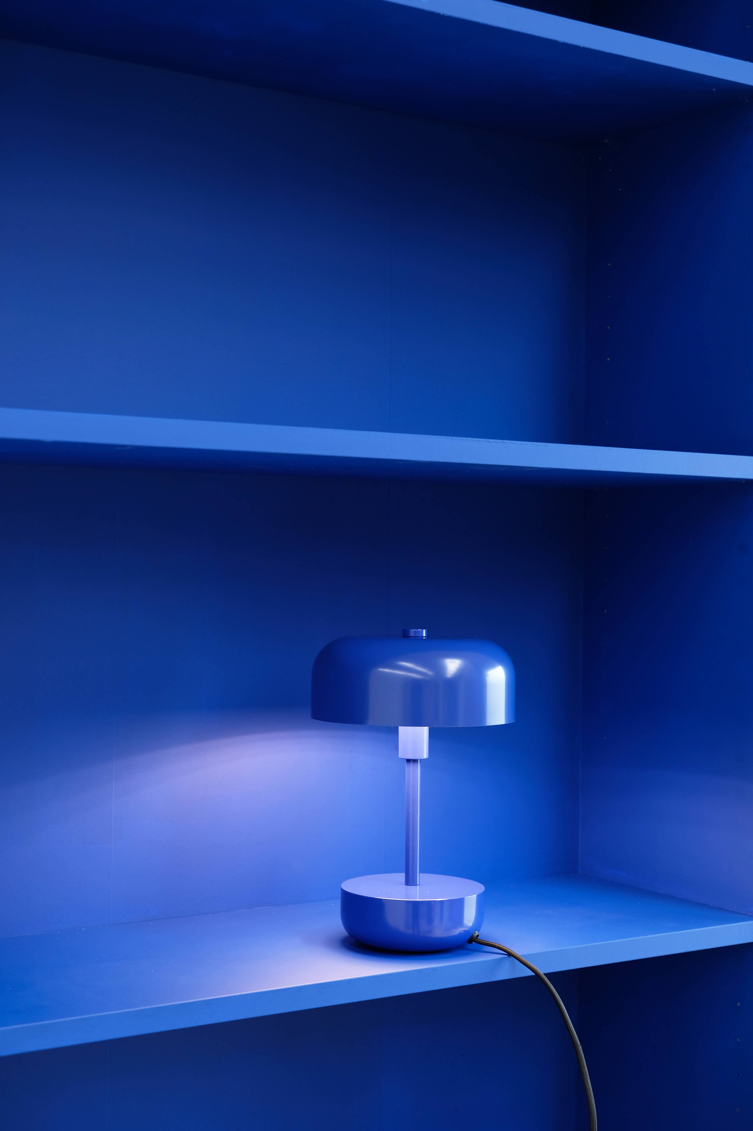 Haipot blaue Tischlampe