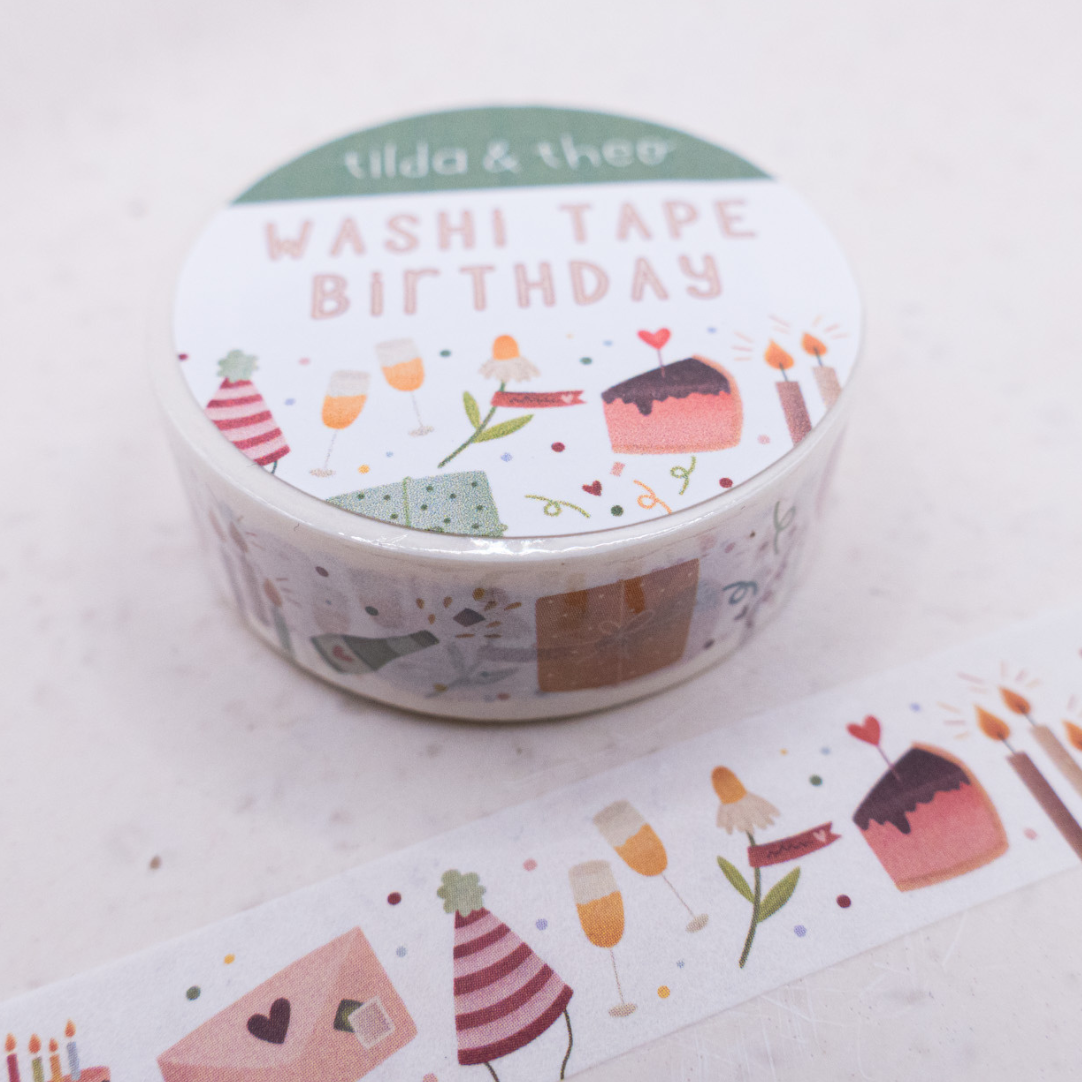 Washi Tape Geburtstag