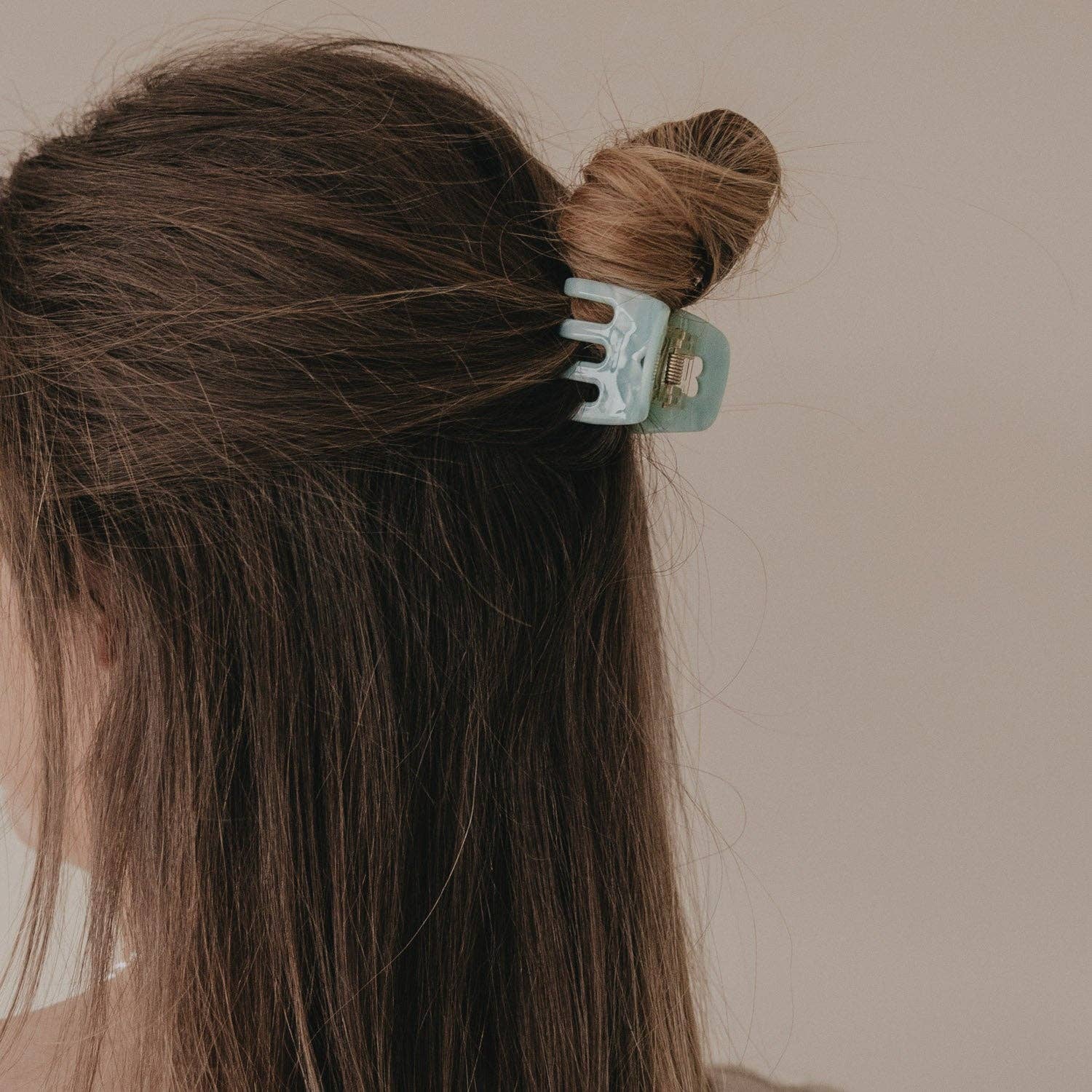 Haarspange klein Herz Mint