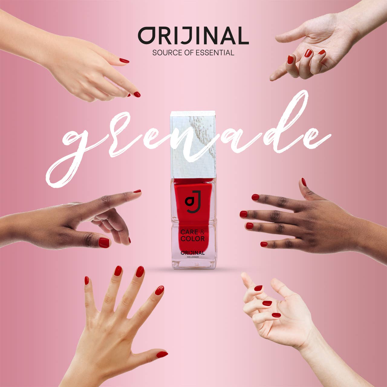 ORIJINAL Nagellack – Granatapfelrot