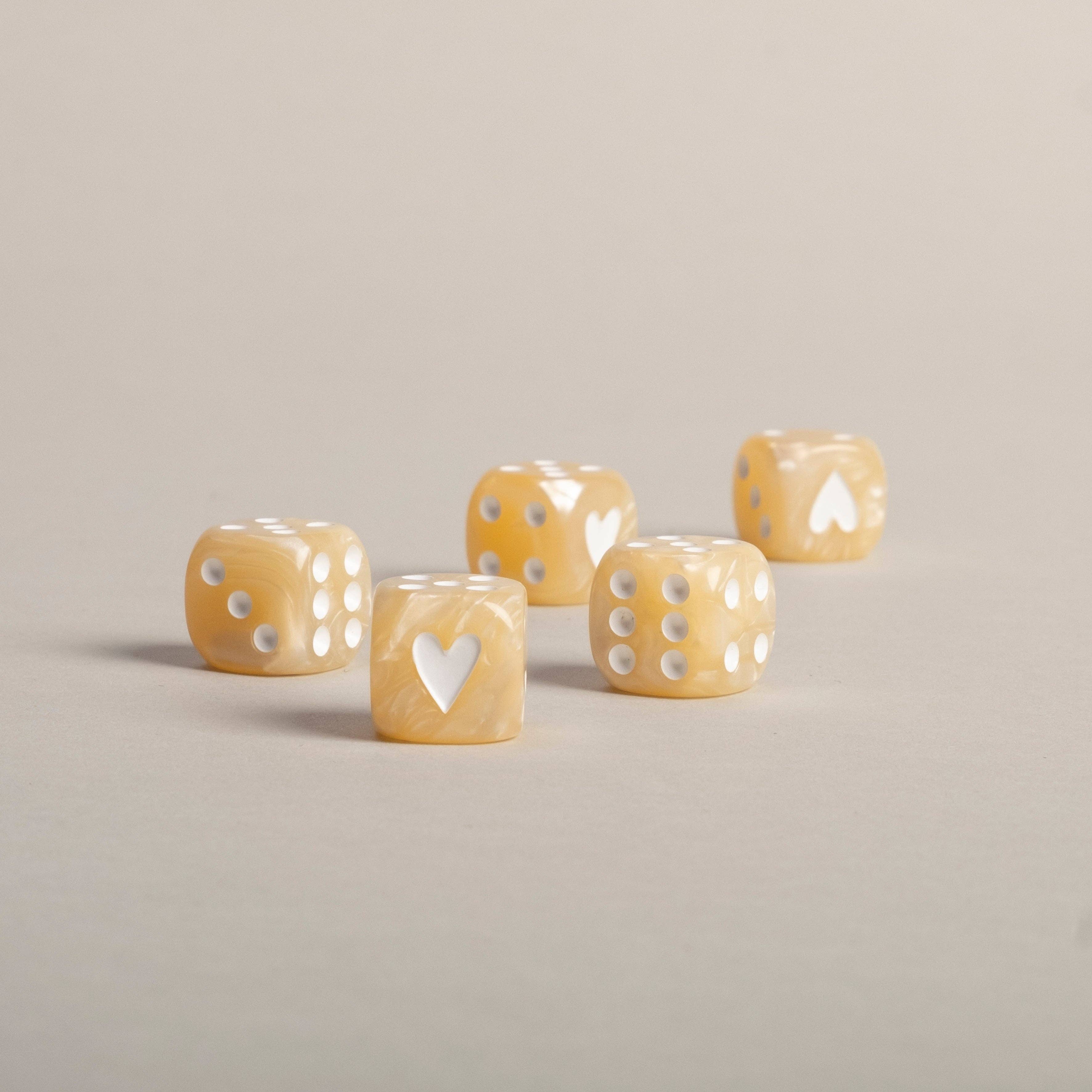 Würfelset Gold (VE = 8 Sets)