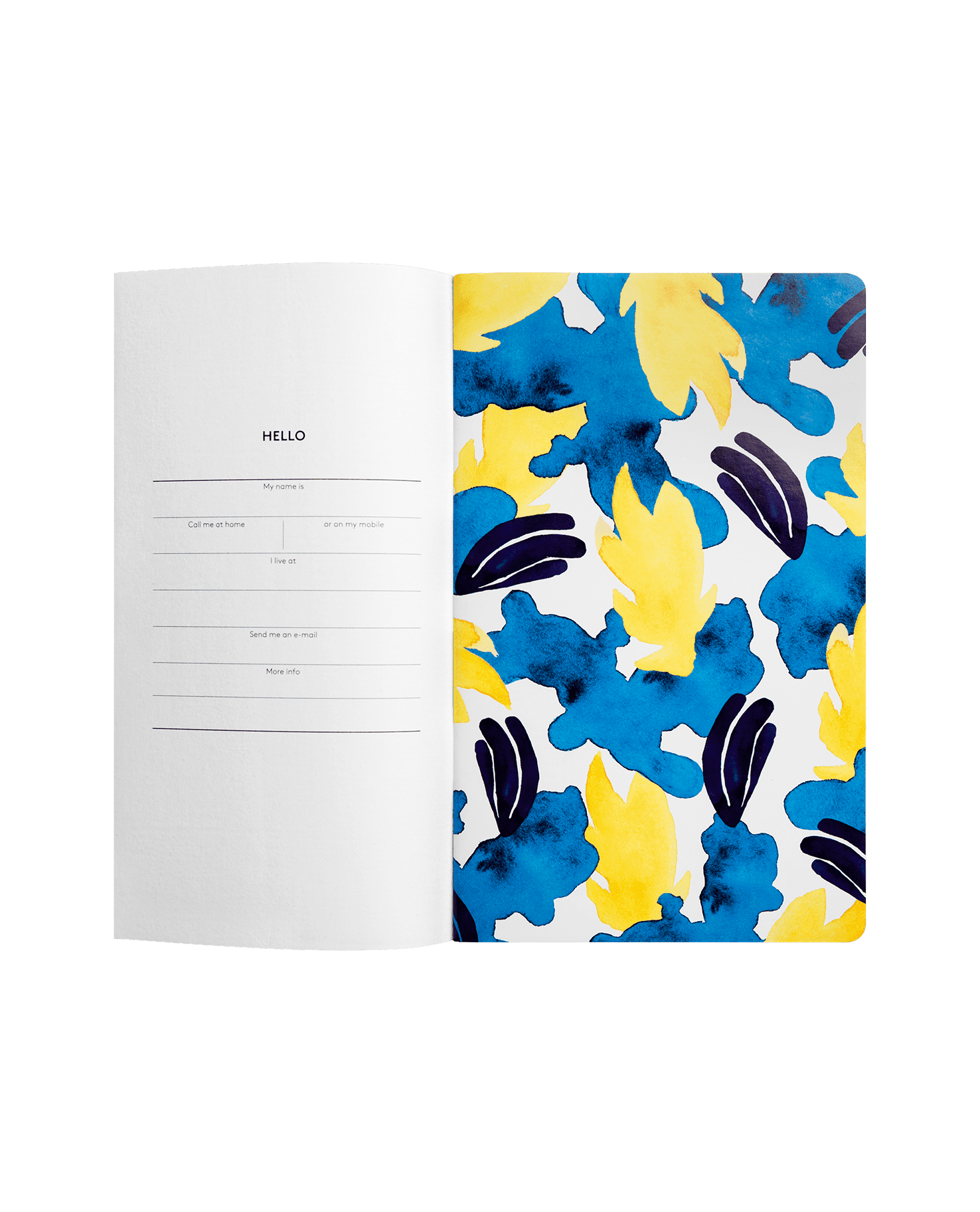 Notizblock, dunkelblau