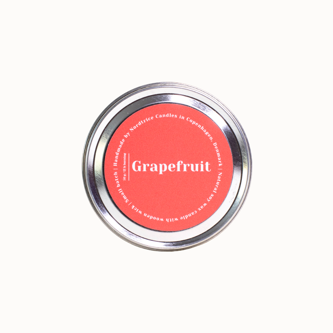 Duftkerze aus Sojawachs M, Grapefruit 50 g
