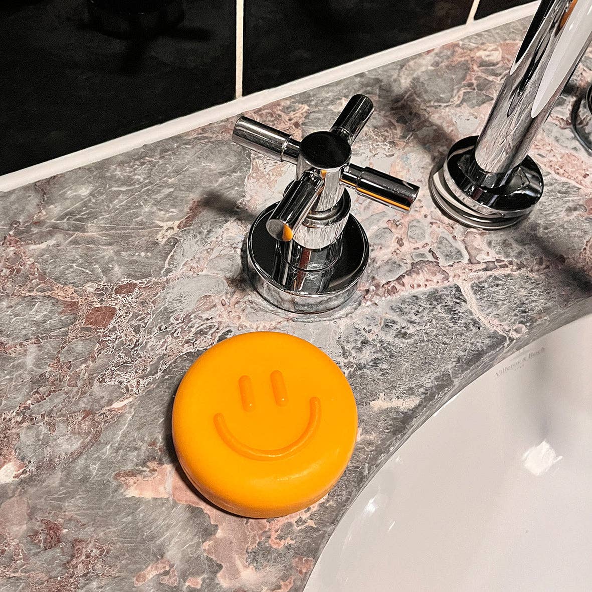 THE HAPPY SOAP Smiley-Seife in orange