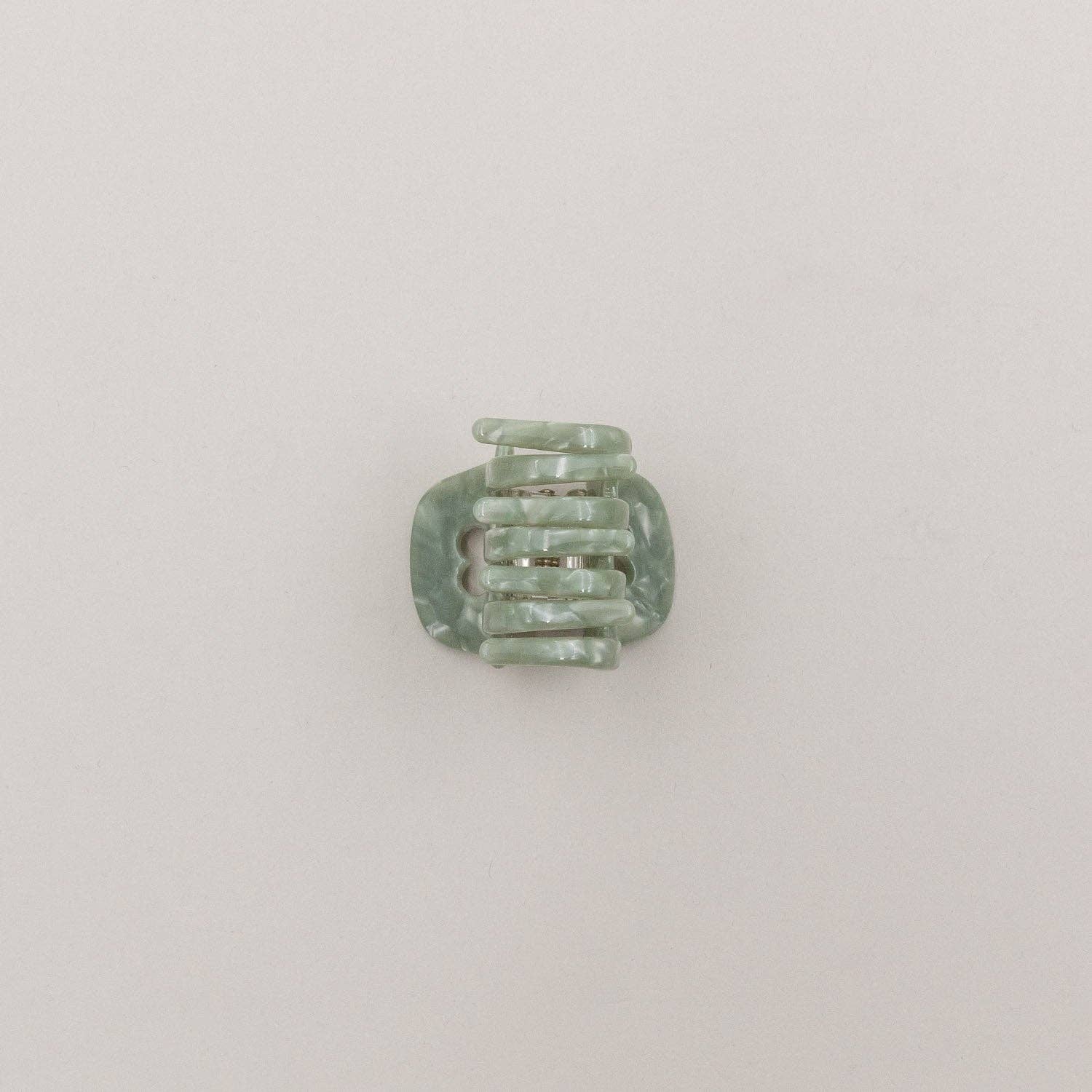Haarspange klein Herz Jade
