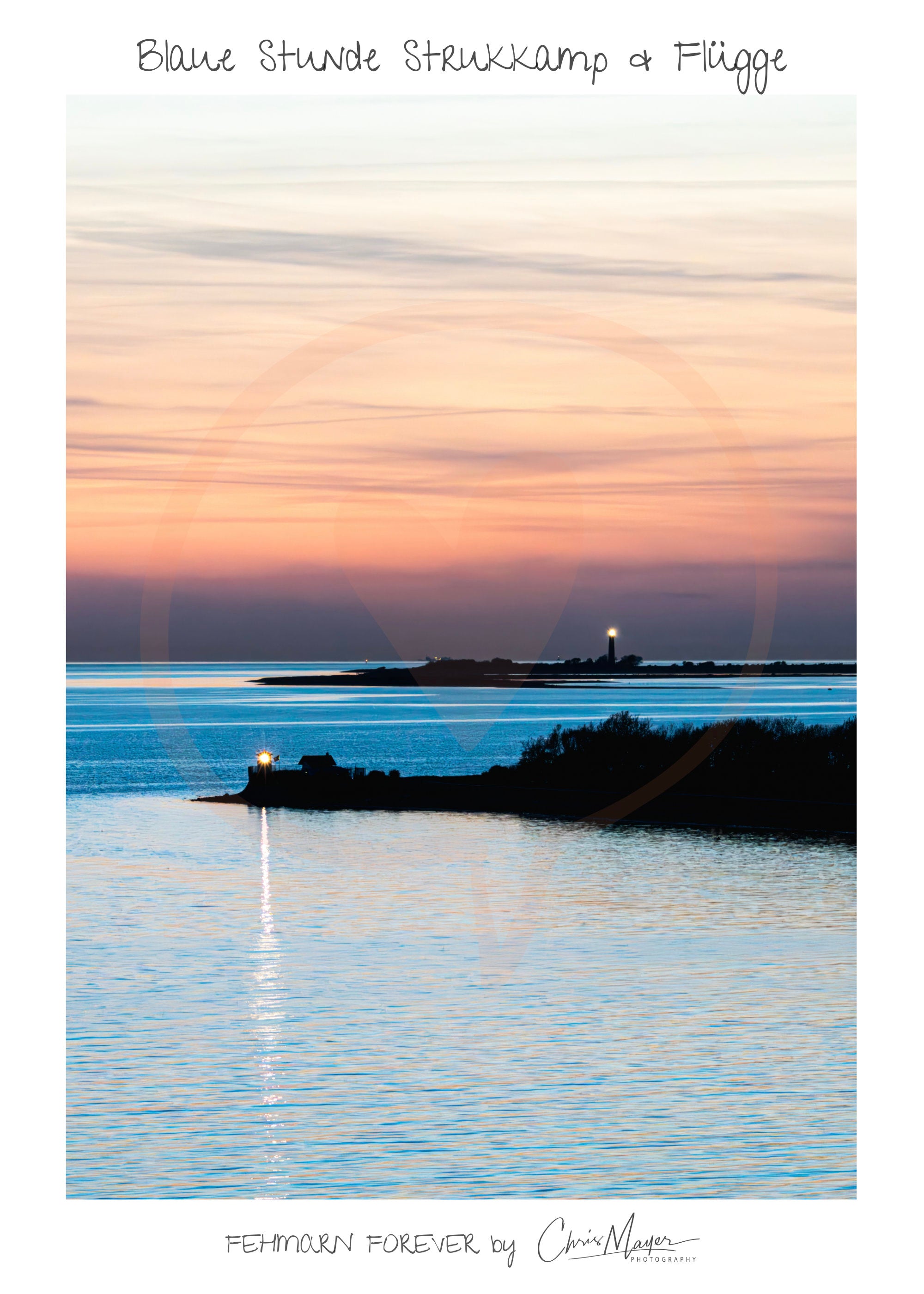 Poster Limited Edition "Fehmarn Forever", verschiedene Motiven, 50 x 70 cm Hochformat
