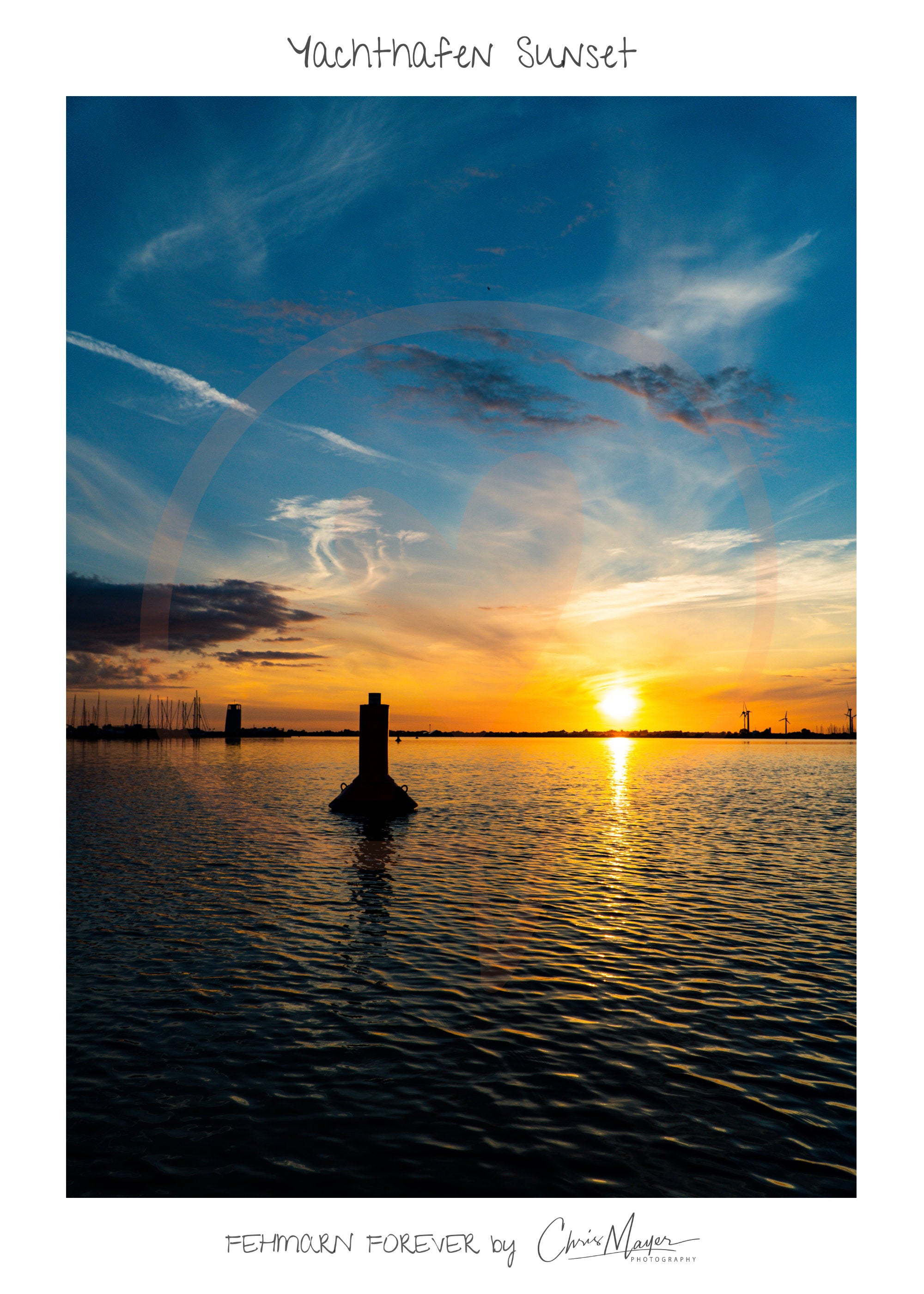 Poster Limited Edition "Fehmarn Forever", verschiedene Motiven, 50 x 70 cm Hochformat