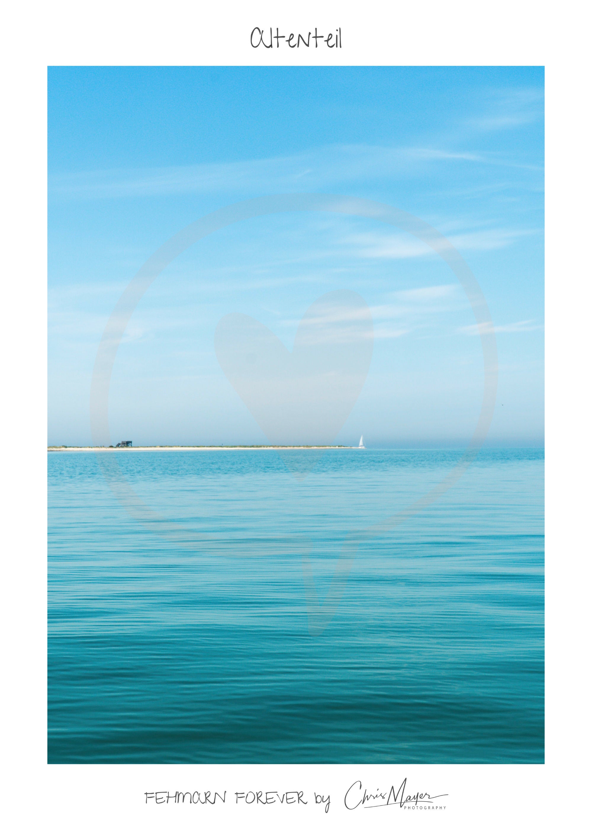 Poster Limited Edition "Fehmarn Forever", verschiedene Motiven, 50 x 70 cm Hochformat