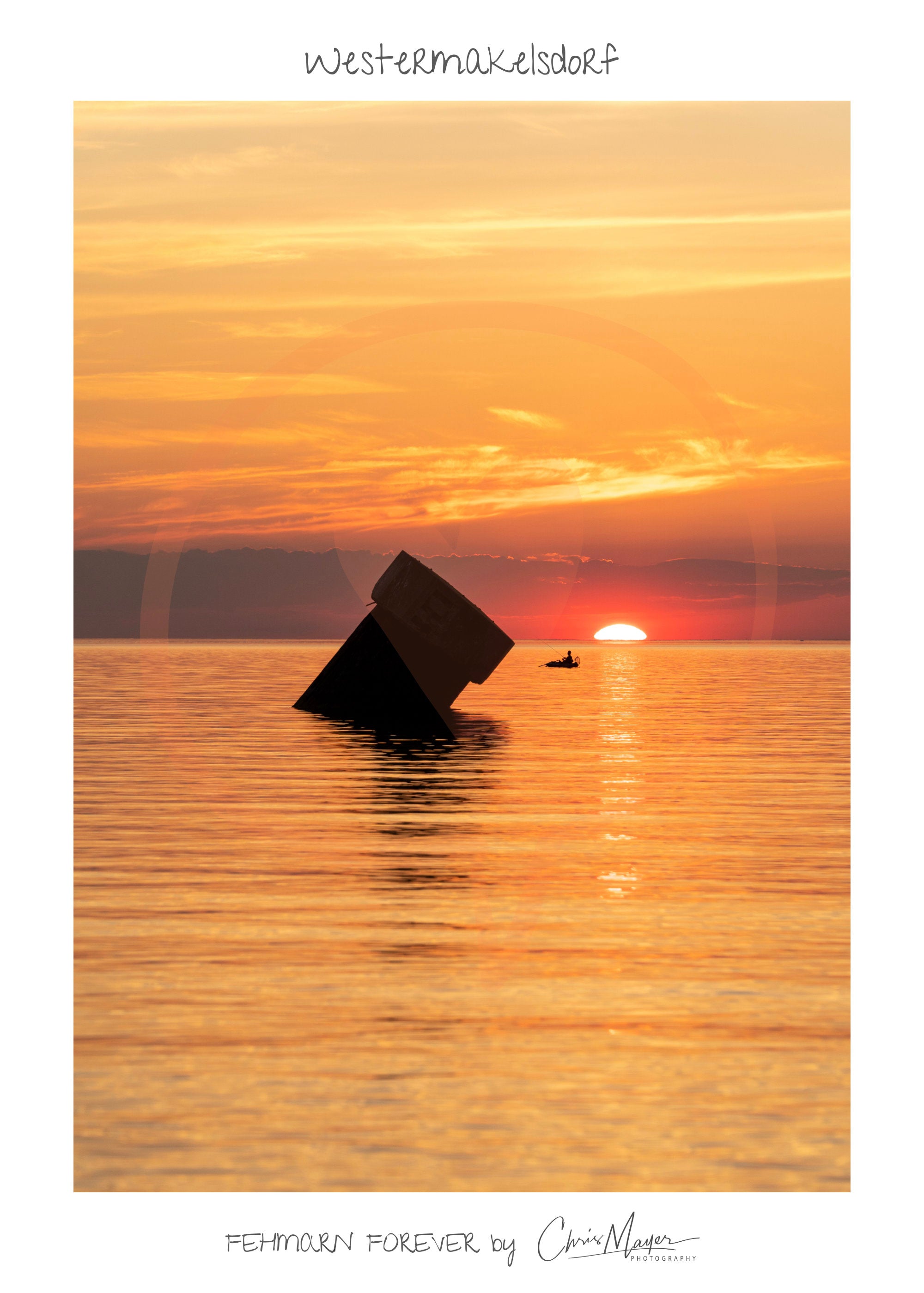 Poster Limited Edition "Fehmarn Forever", verschiedene Motiven, 50 x 70 cm Hochformat