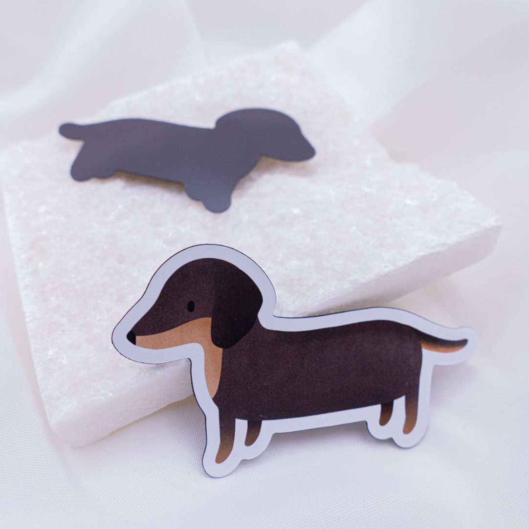 Magnet Dackel Hund Kühlschrankmagnet Hunderasse - Geschenk 
