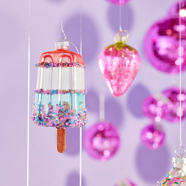 Glashänger Eis am Stiel, mehrfarbig, Stck.Preis