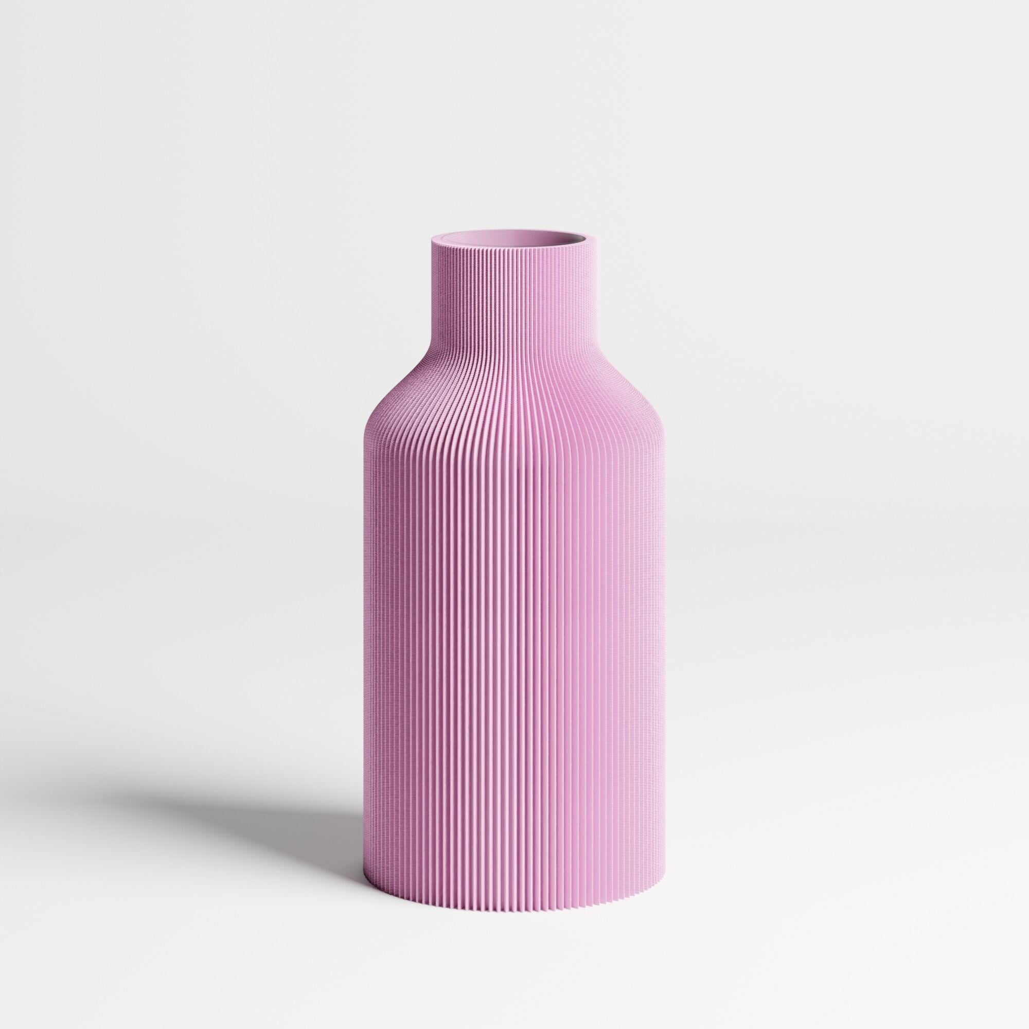 3d Vase - FLASCHE, Grösse M,verschiedene Farben