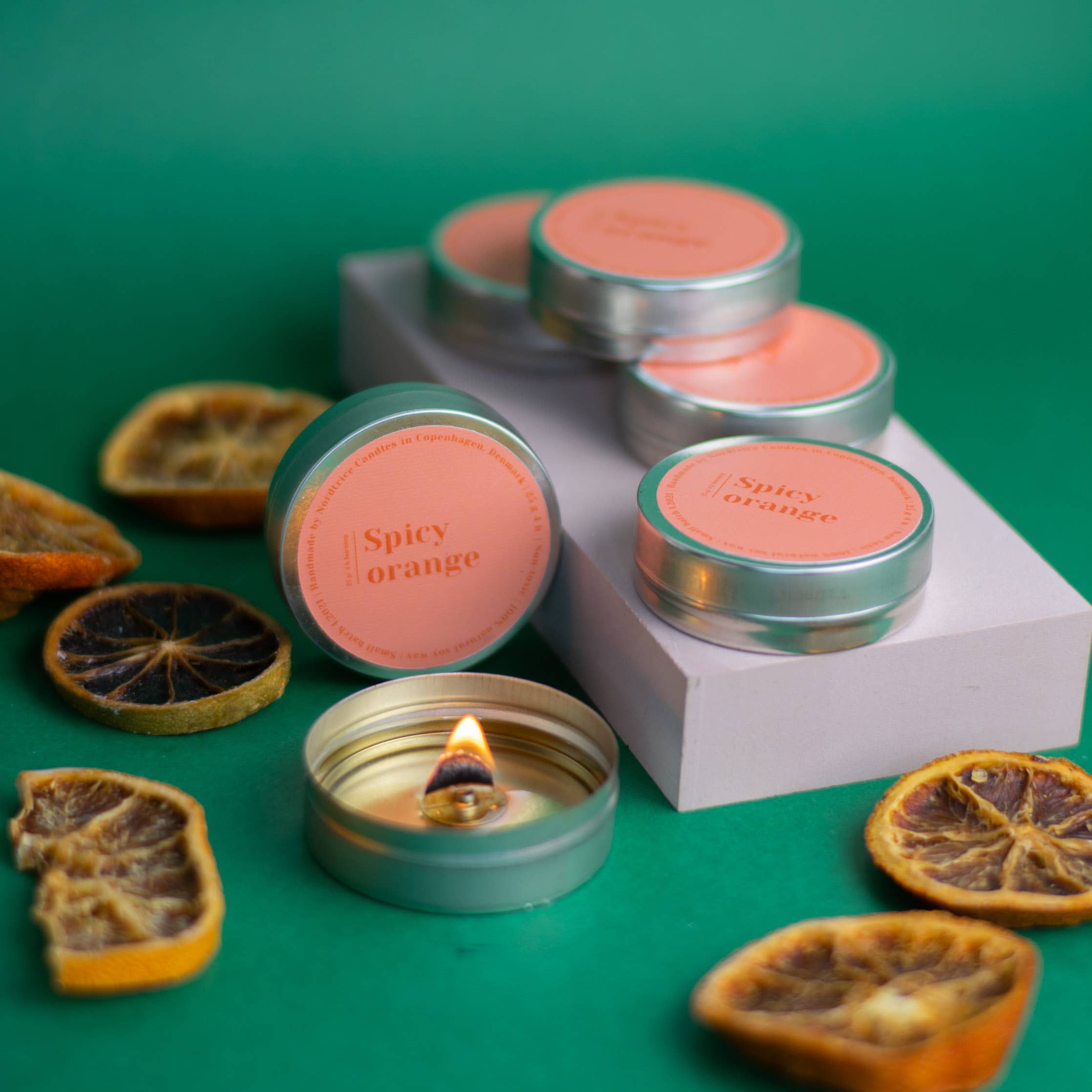 Mini-Duftkerzen, Spicy Orange